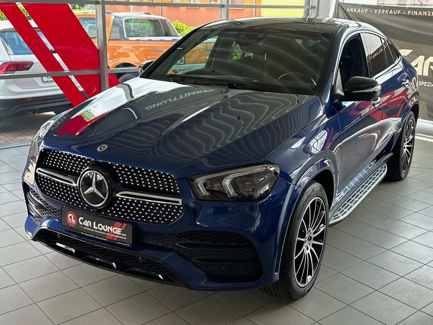 Mercedes-Benz GLE 350 de 4Matic Coupe AMG |Pano|Burm|Hud| Blau - 2