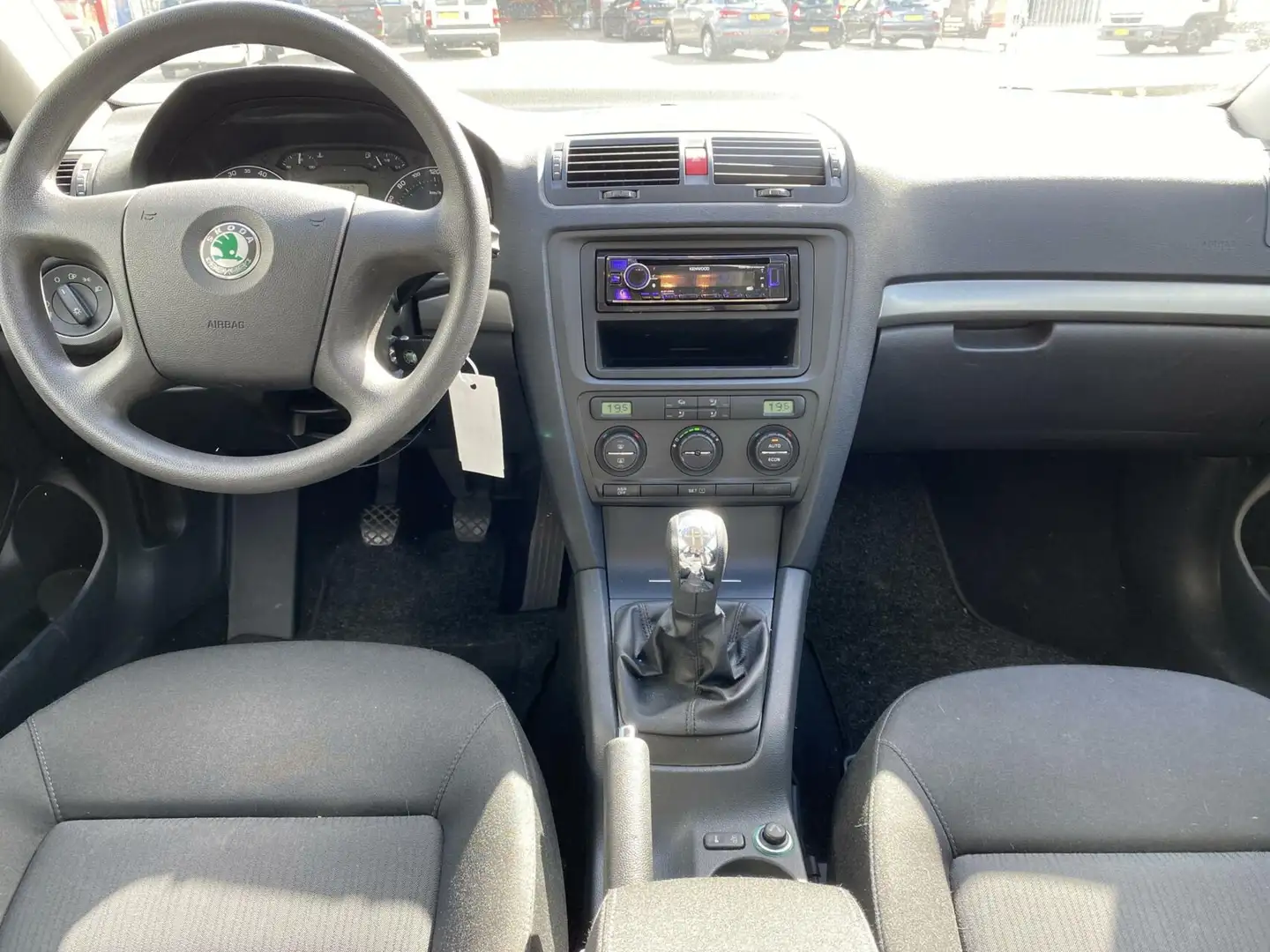 Skoda Octavia Combi 1.6 FSI Elegance, clima, cruisecontrol, pdc, Groen - 2