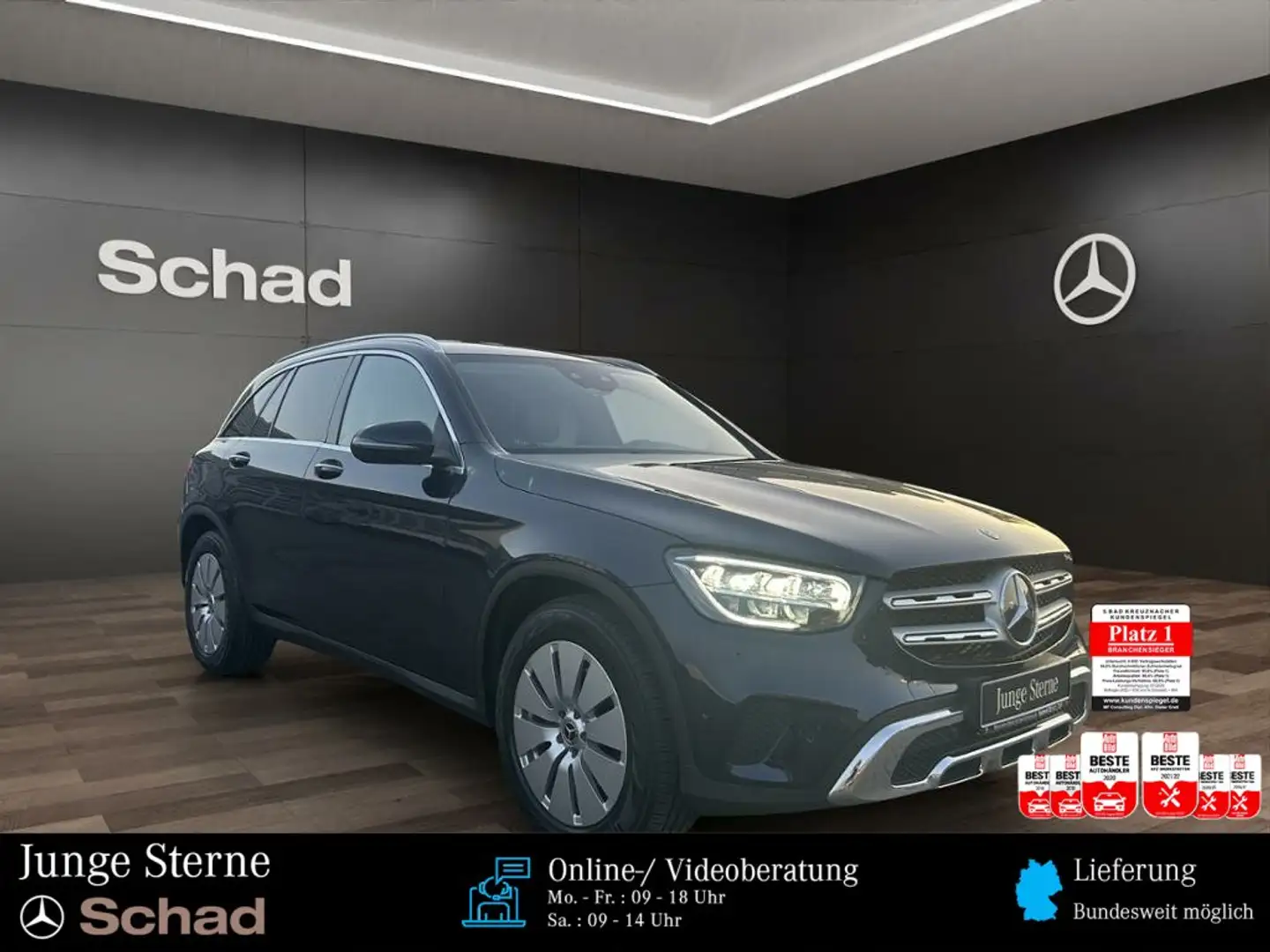 Mercedes-Benz GLC 200 GLC 200 d 4M MBUX+AHK+HUD+DISTR+LED+ASSIST+APPLE Blu/Azzurro - 1