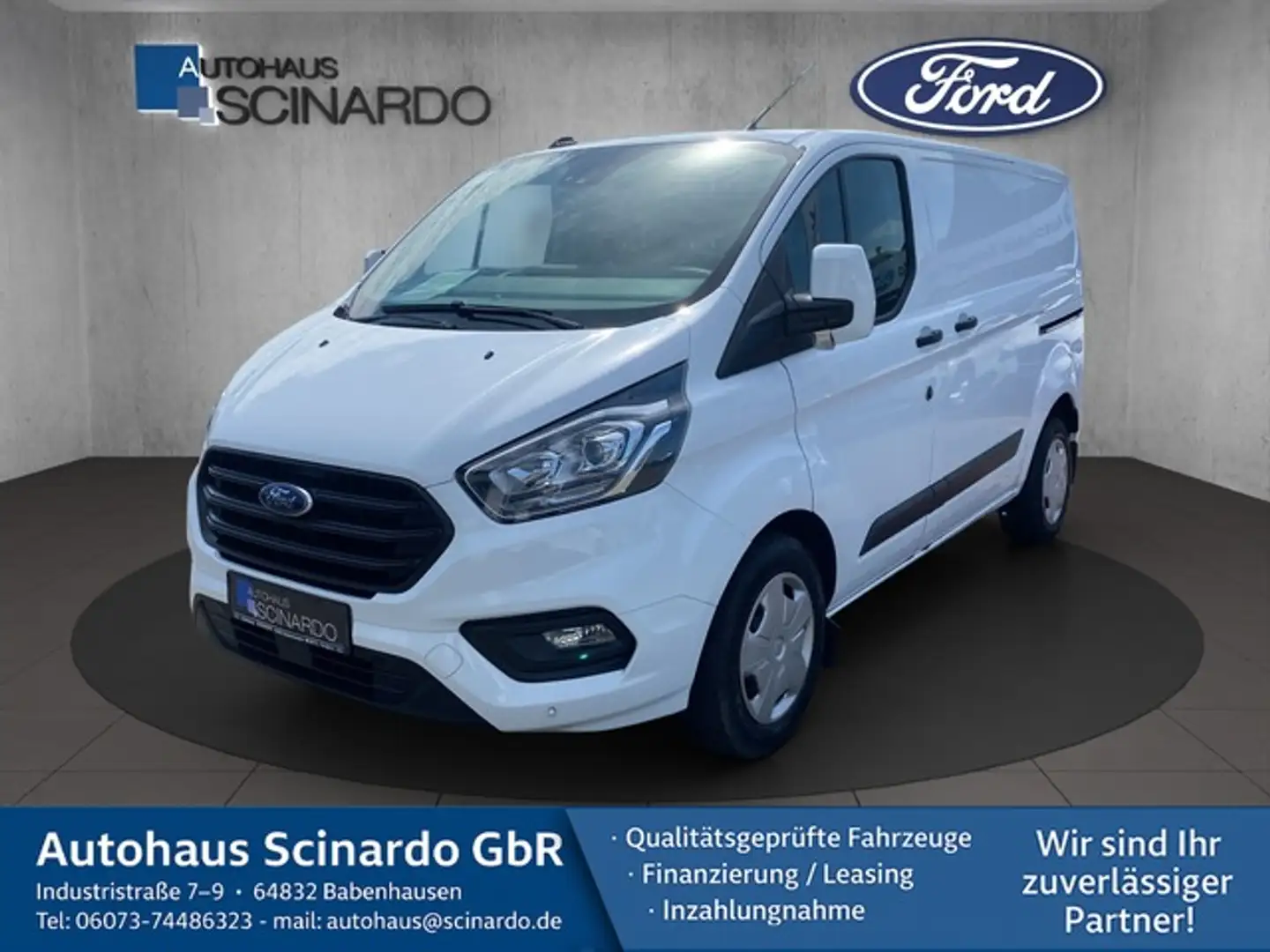 Ford Transit Custom Kasten Trend 300 L1 Aut*Navi*RFK* Weiß - 1