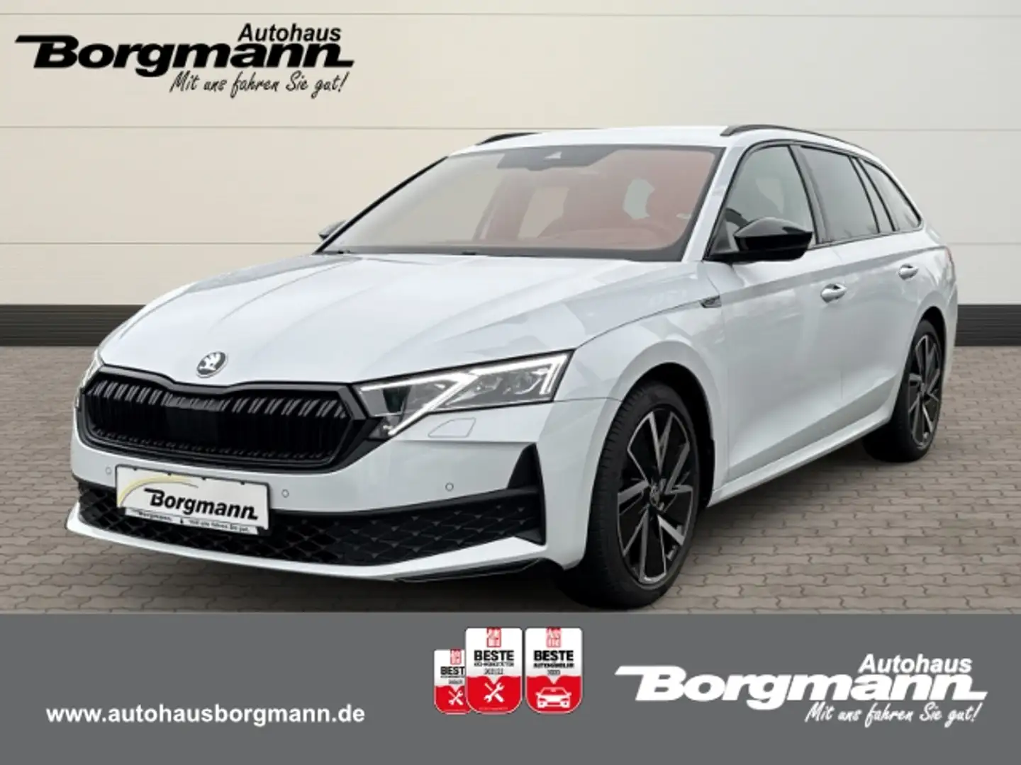 Skoda Octavia 1.5 TSI Sportline Sportsitze - Klima - Navi - DAB Weiß - 1