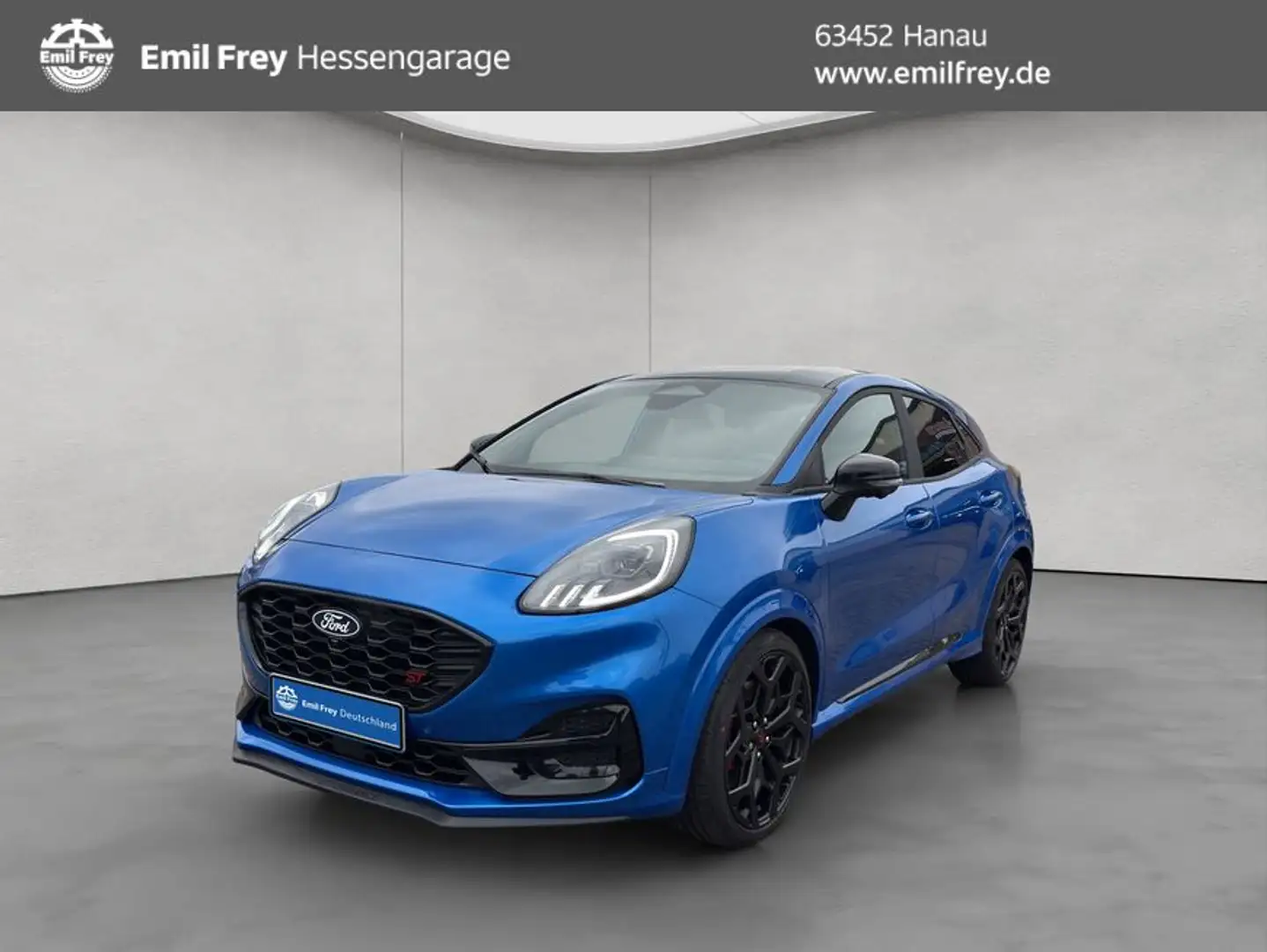 Ford Puma 1.0 EcoBoost Hybrid Aut. ST 117 kW, 5-türig Blauw - 1