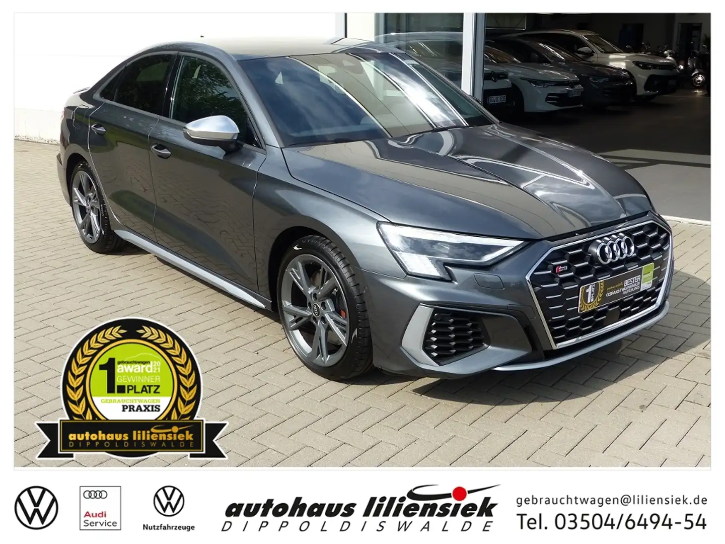 Audi S3 2.0 TFSI quattro S-tronic *LED*B&O*ACC* Grau - 1