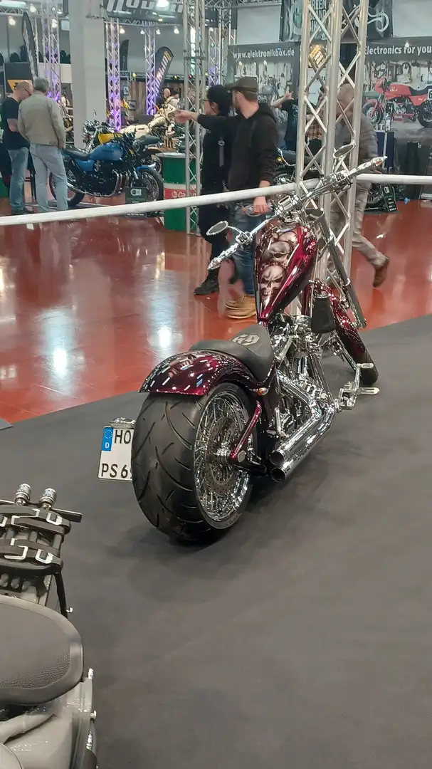 Harley-Davidson Custom Bike Einzelstück  House of Thunder Rot - 2