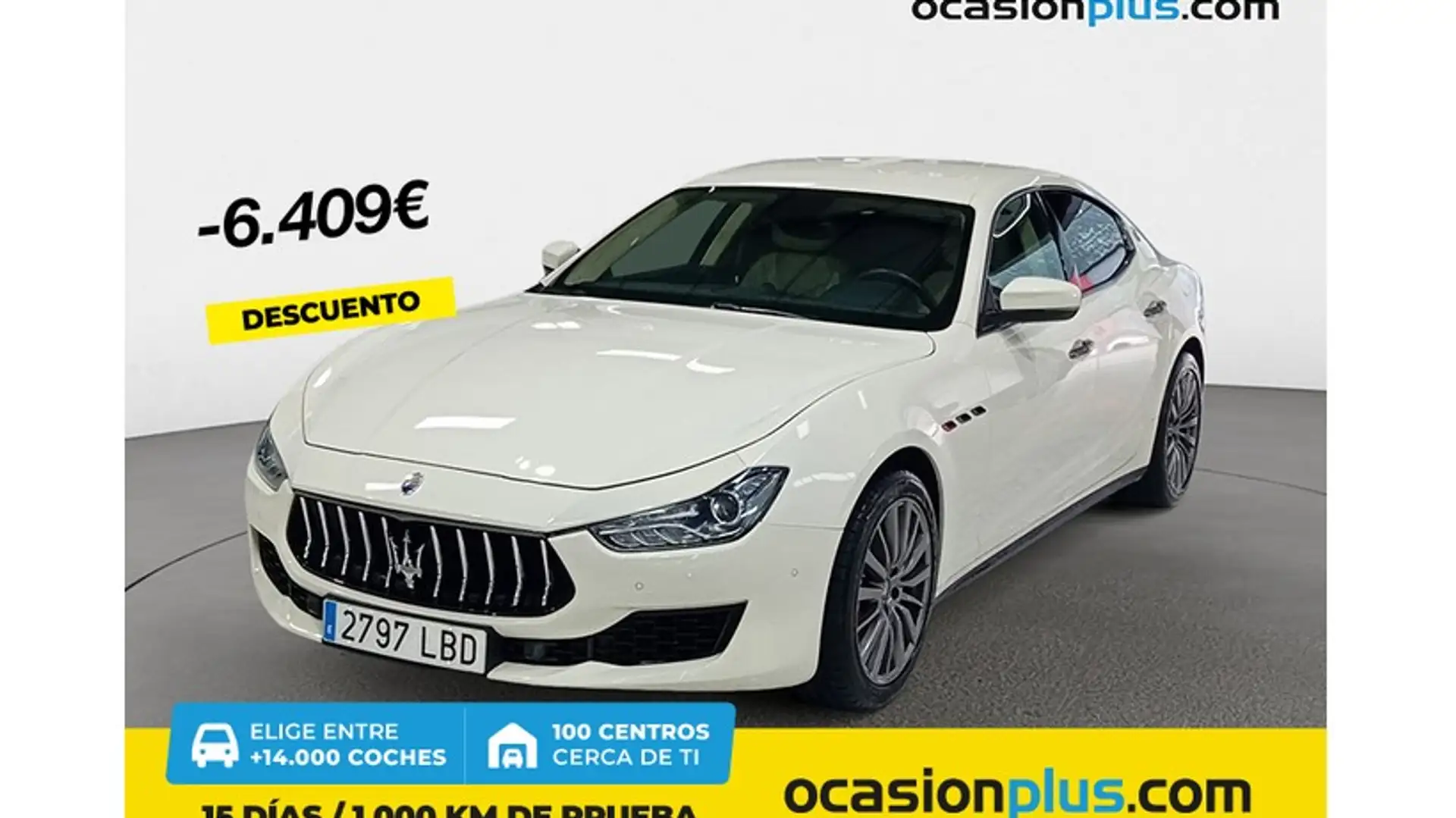 Maserati Ghibli Aut. 350 Blanco - 1