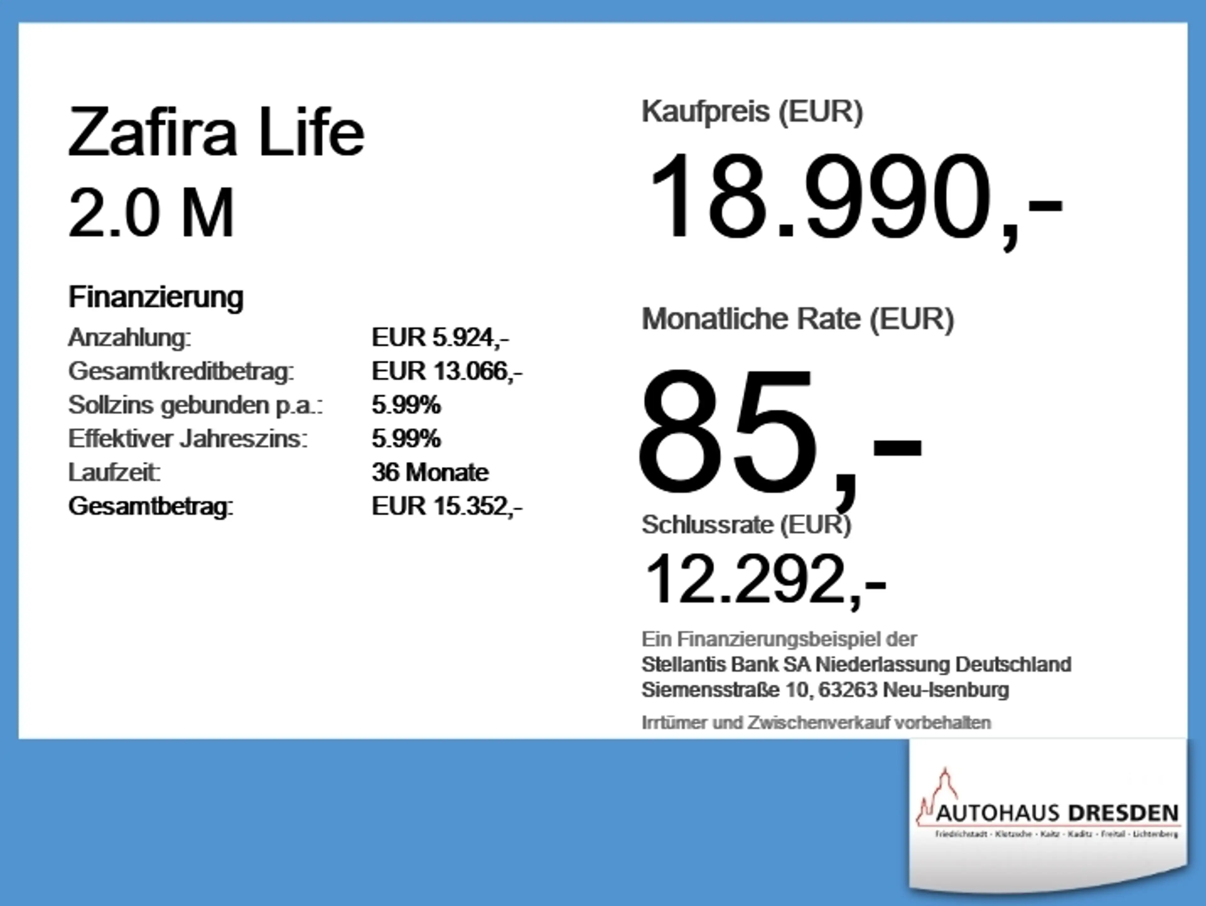 Opel Zafira Life 2.0 D Selection M *6-SITZER*PDC*KLIMA — photo 6