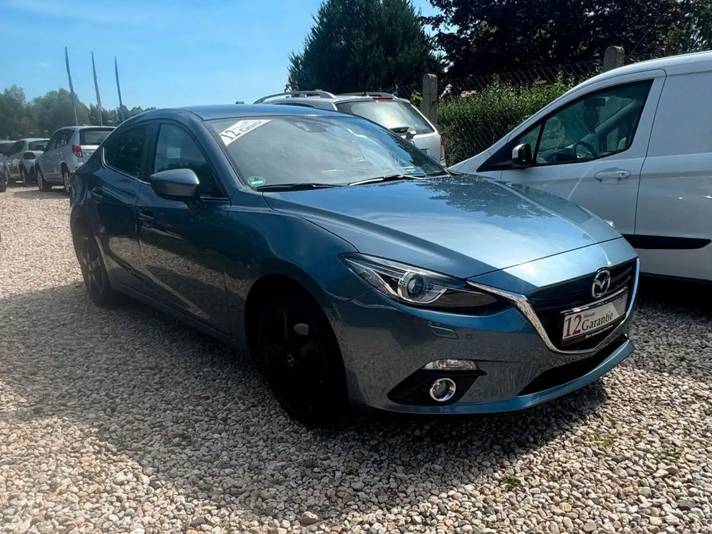 Mazda 3 Lim. Sports-Line*Led*HUD*SHZ*TÜV+Service Neu* Blau - 1