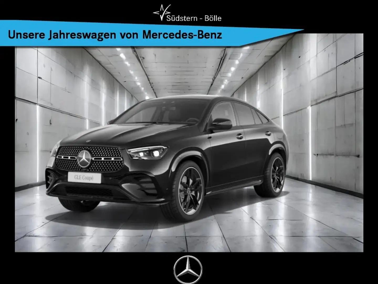 Mercedes-Benz GLE 350 de 4M Coupe +AMG+MEMORY+AMBIENTE+DISTRO Zwart - 1