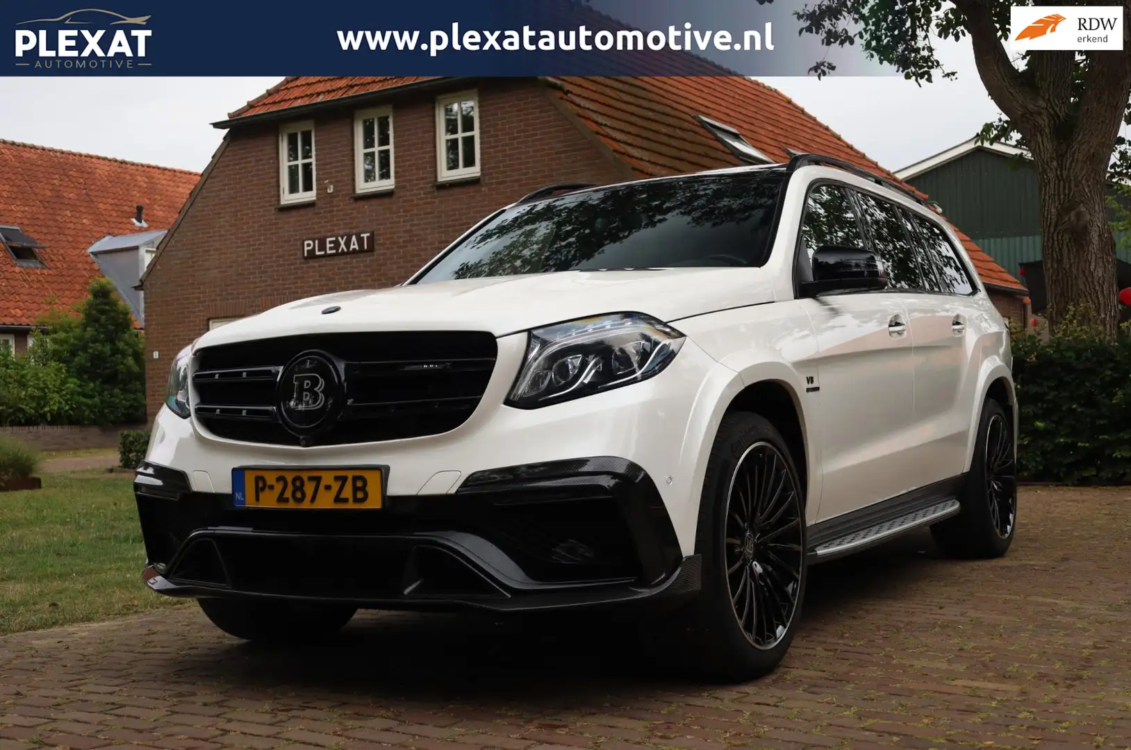 Mercedes-Benz GLS 63 AMG 4MATIC Aut. | UNIEK | BRABUS UITGEVOERD | 635+PK | Biały - 1