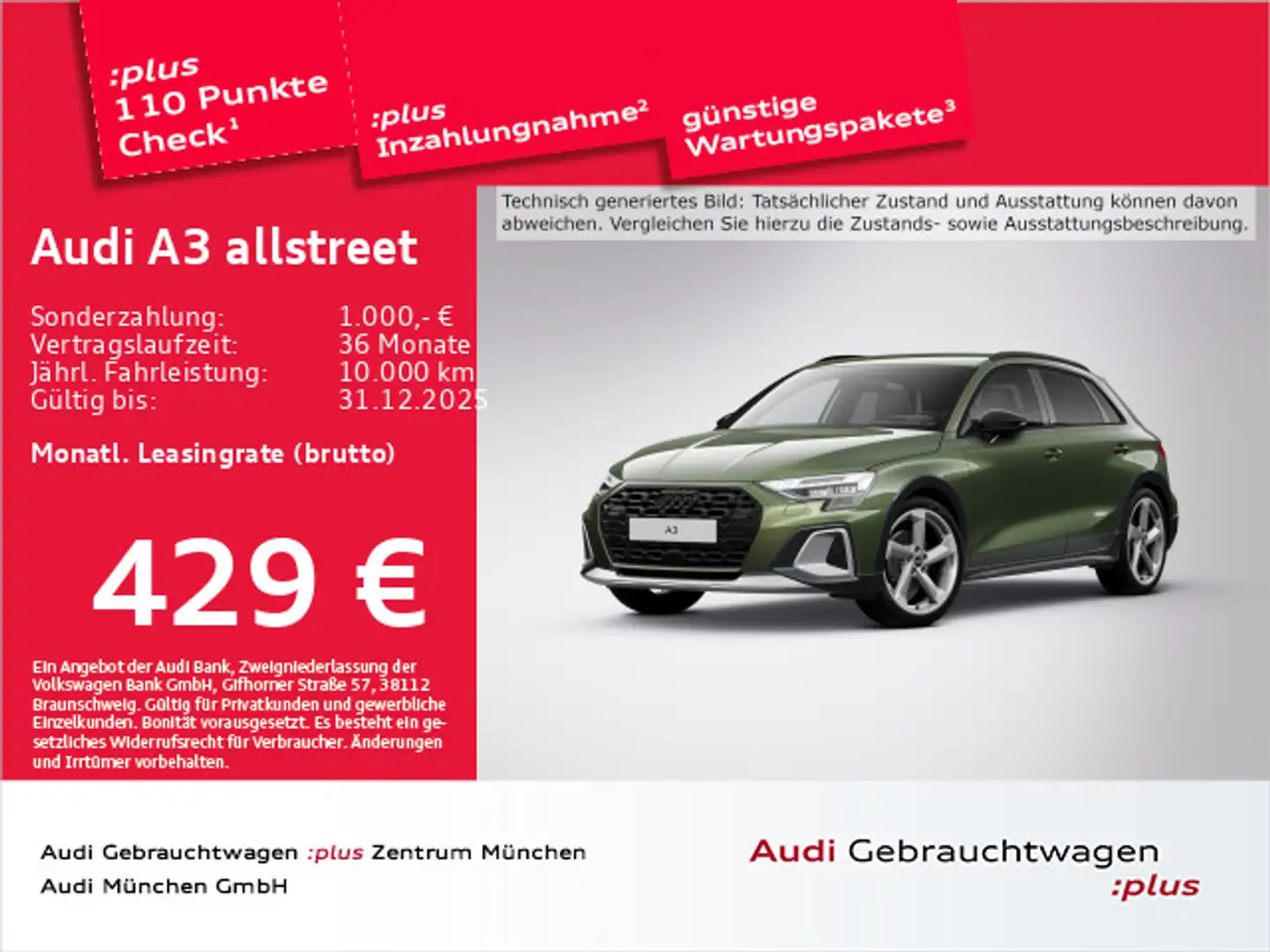 Audi A3 35 TDI S tronic Virtual+/ACC/LED/SO Grün - 1