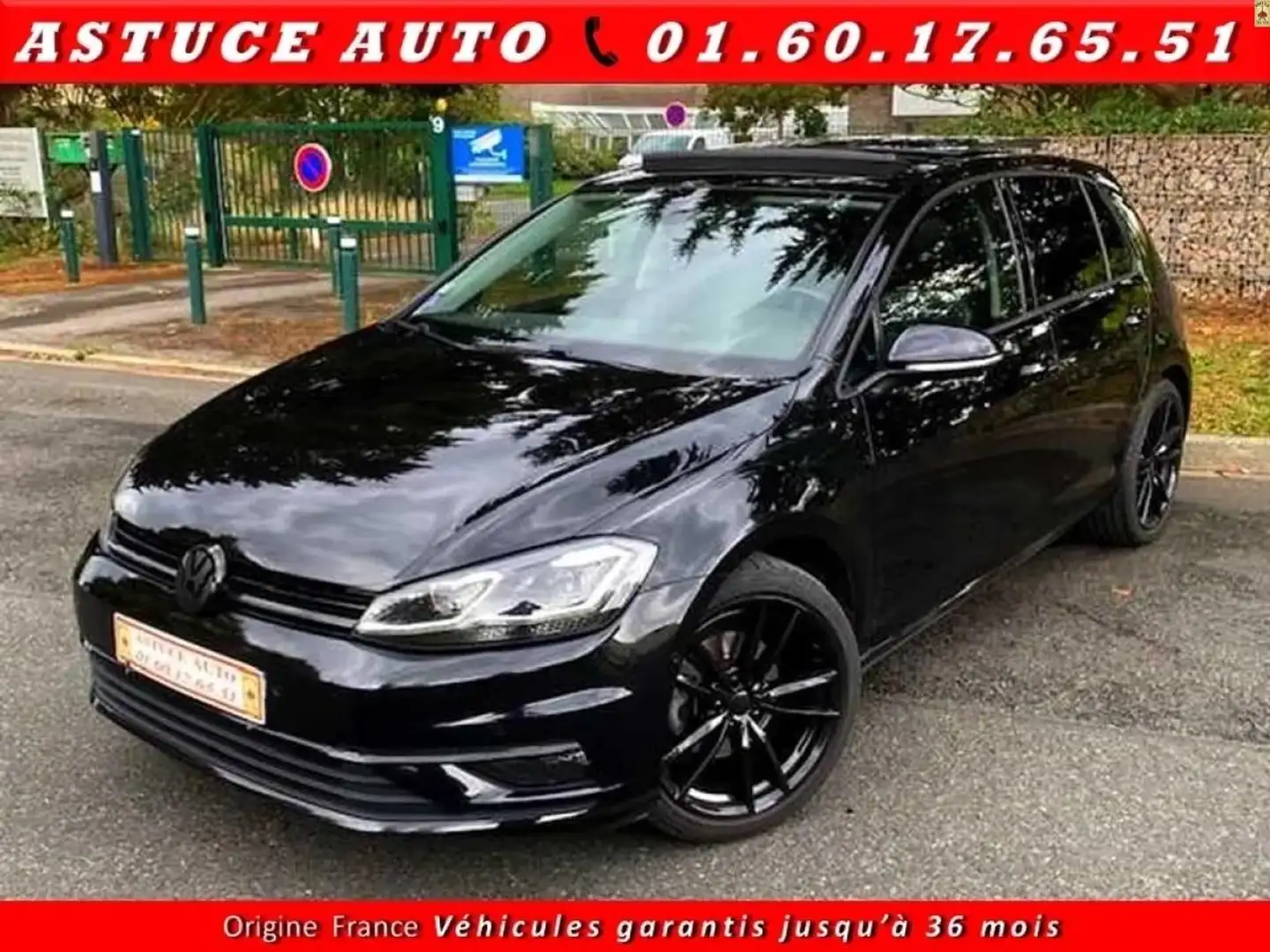 Volkswagen Golf 1.5 TSI 150 EVO BLUEMOTION CARAT EXCLUSIVE DSG BVA Schwarz - 1