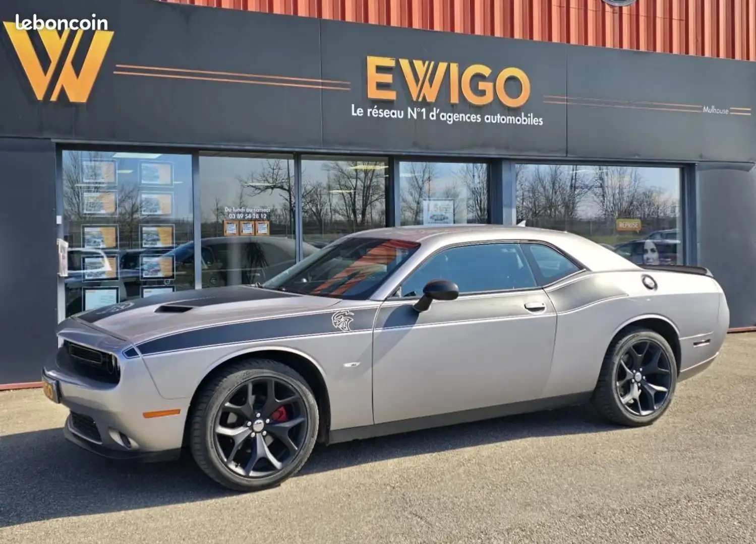 Dodge Challenger SXT 3.6 V6 305ch BVA-IMMAT FRANCE Gris - 1