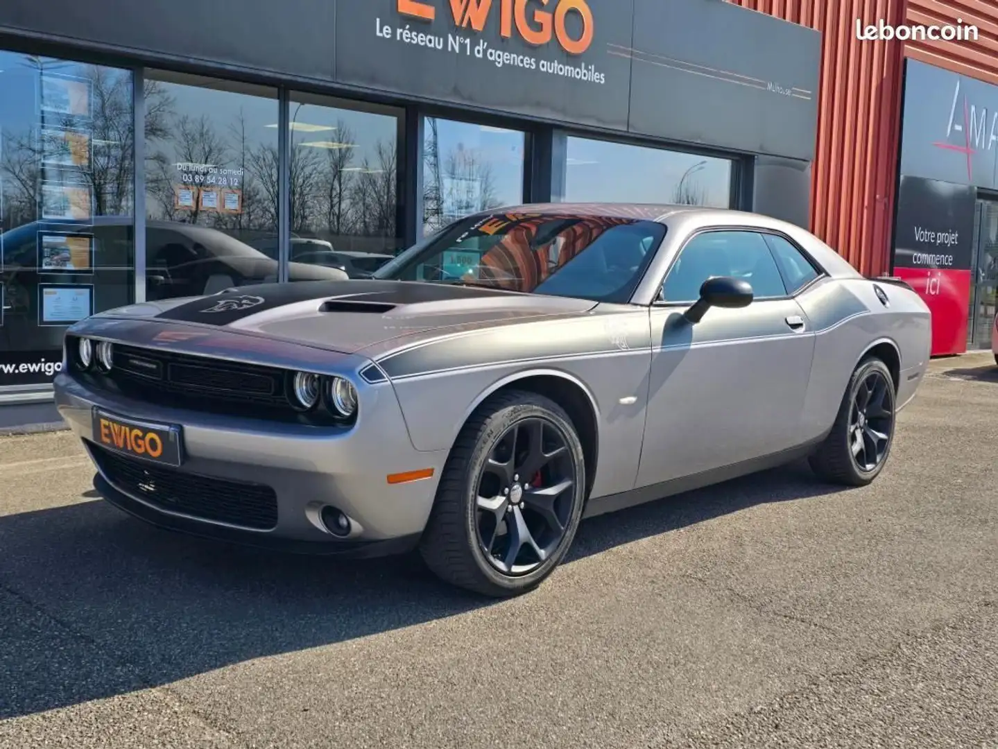 Dodge Challenger SXT 3.6 V6 305ch BVA-IMMAT FRANCE Gris - 2