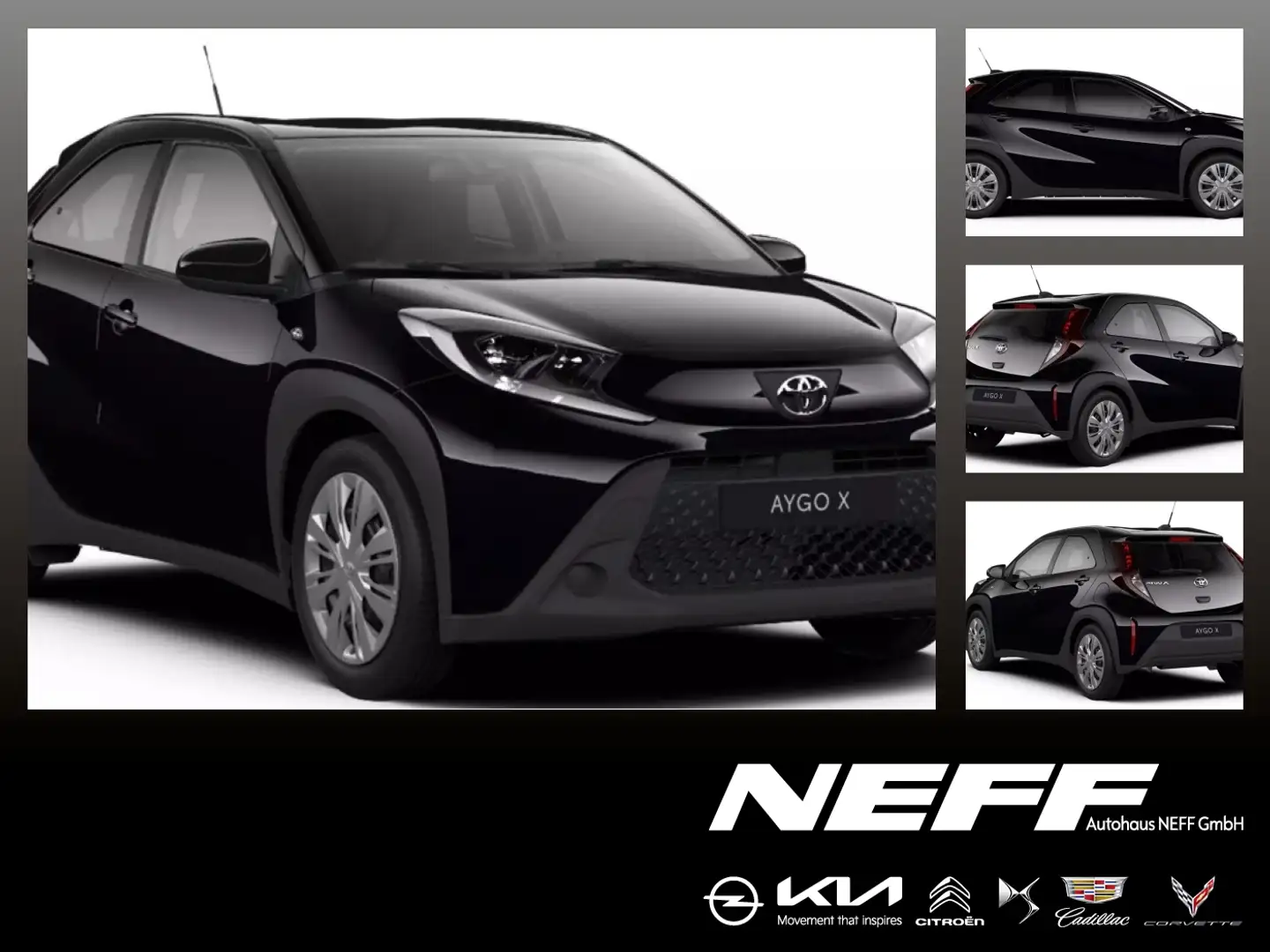 Toyota Aygo X 1.0 Play FLA SpurH KAMERA ACC SOFORT VERF. Noir - 1