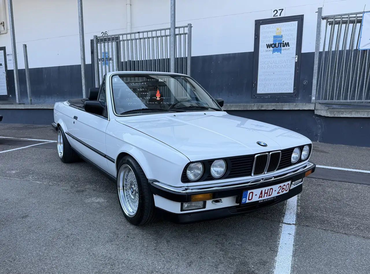 BMW 325i E30 Cabriolet 1987, foto 2