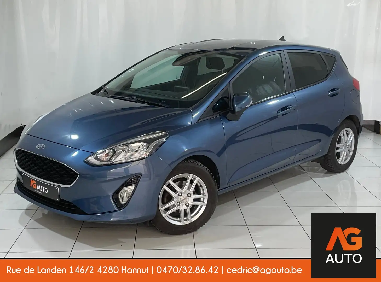 Ford Fiesta 1.0 * Automatique * LED * Carplay * Pack hiver Bleu - 1