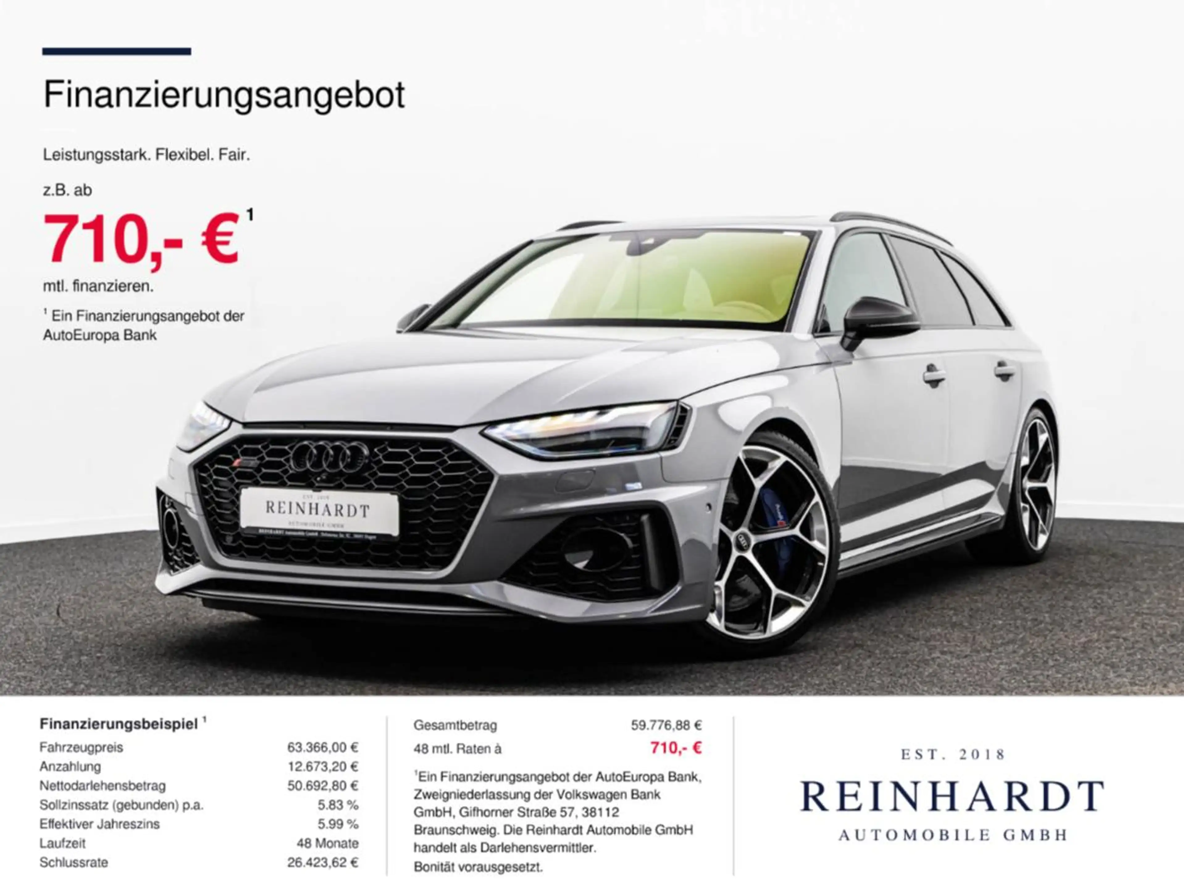 Audi RS4 AVANT COMPETITION SCHALENSITZE/RS-AGA+/PANO