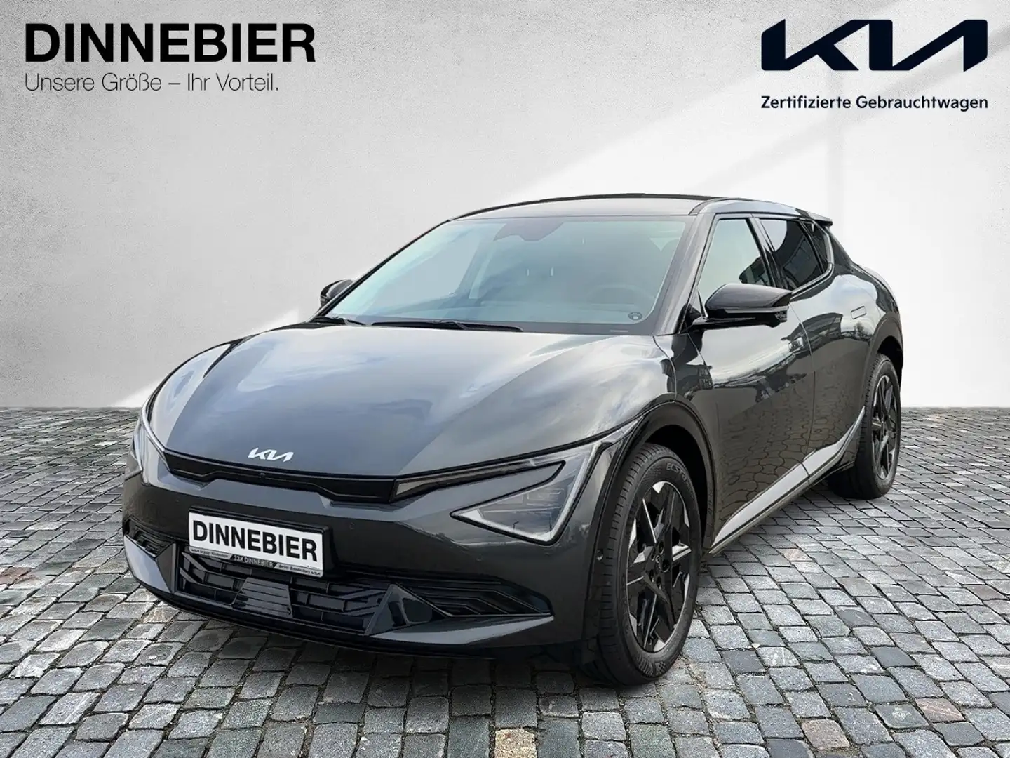 Kia EV6 Earth 84 kWh LED+360°Kamera+Navi+Headup Grigio - 2