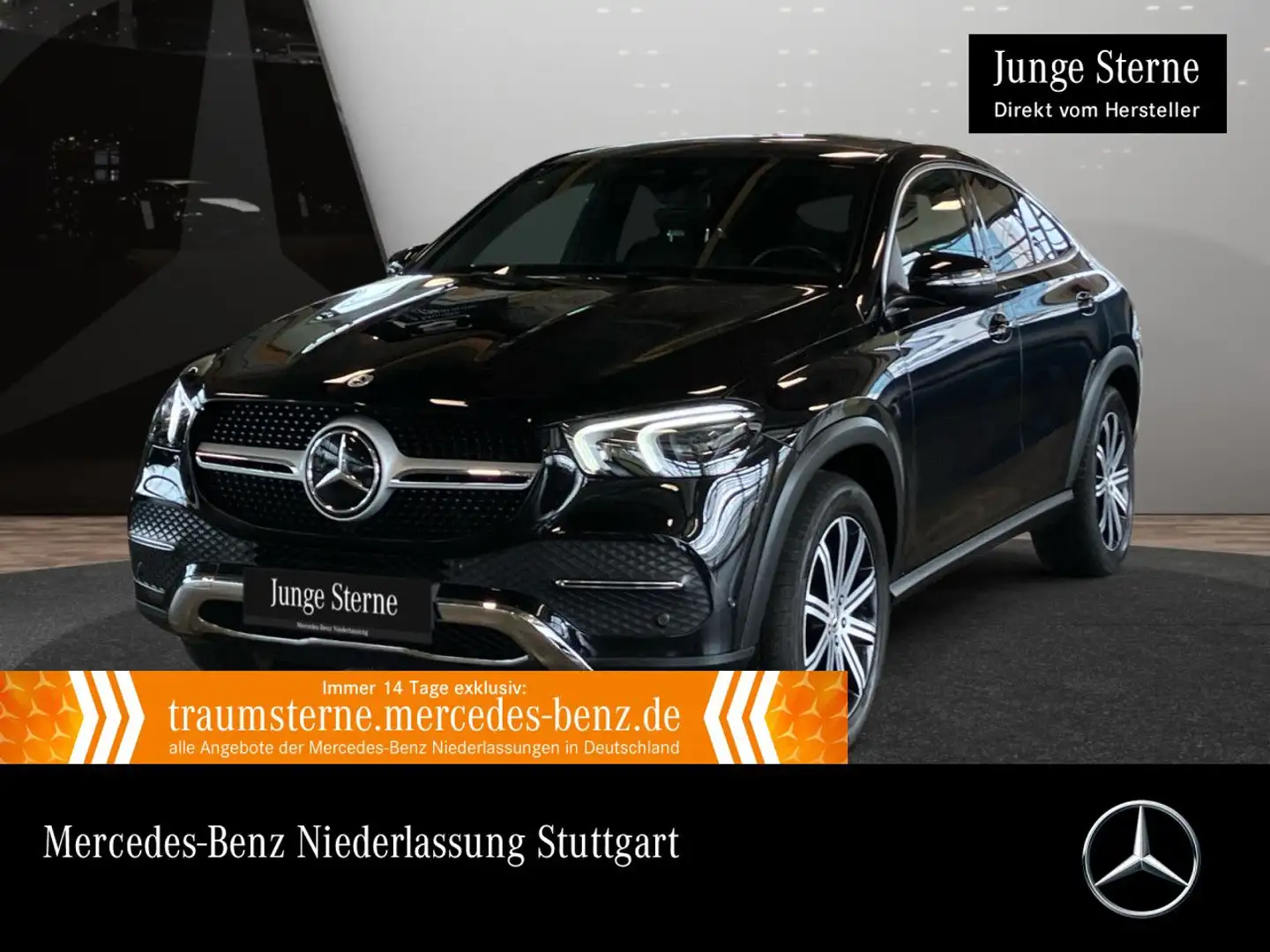 Mercedes-Benz GLE 300 d Coupé 4M EXCLUSIVE+PANO+MULTIBEAM+9G Schwarz - 1