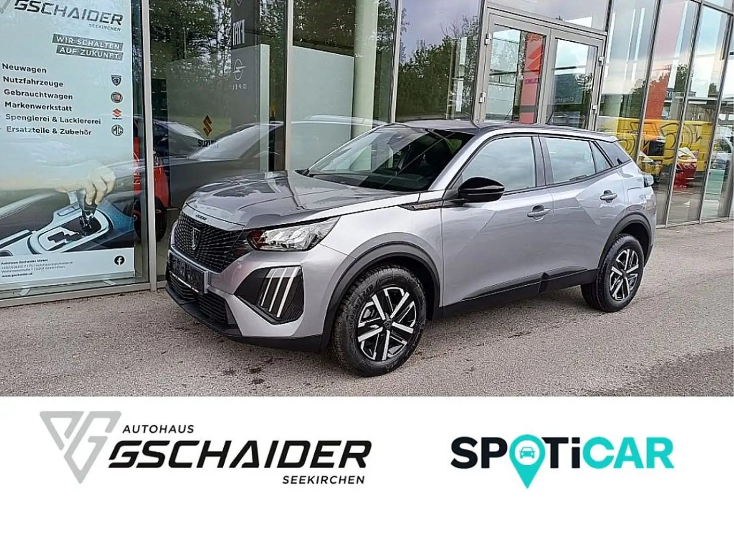 Peugeot 2008 PureTech 100 S&S Style 6-Gang-Manuell Grijs - 1