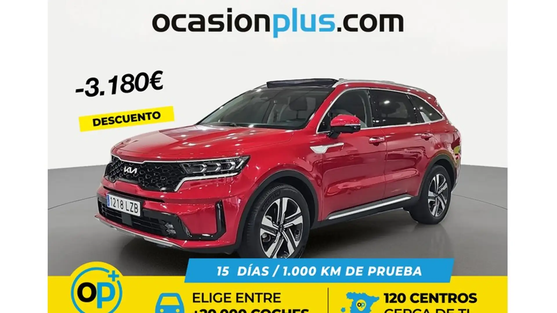 Kia Sorento 1.6 T-GDi HEV Emotion 4x2 Rouge - 1