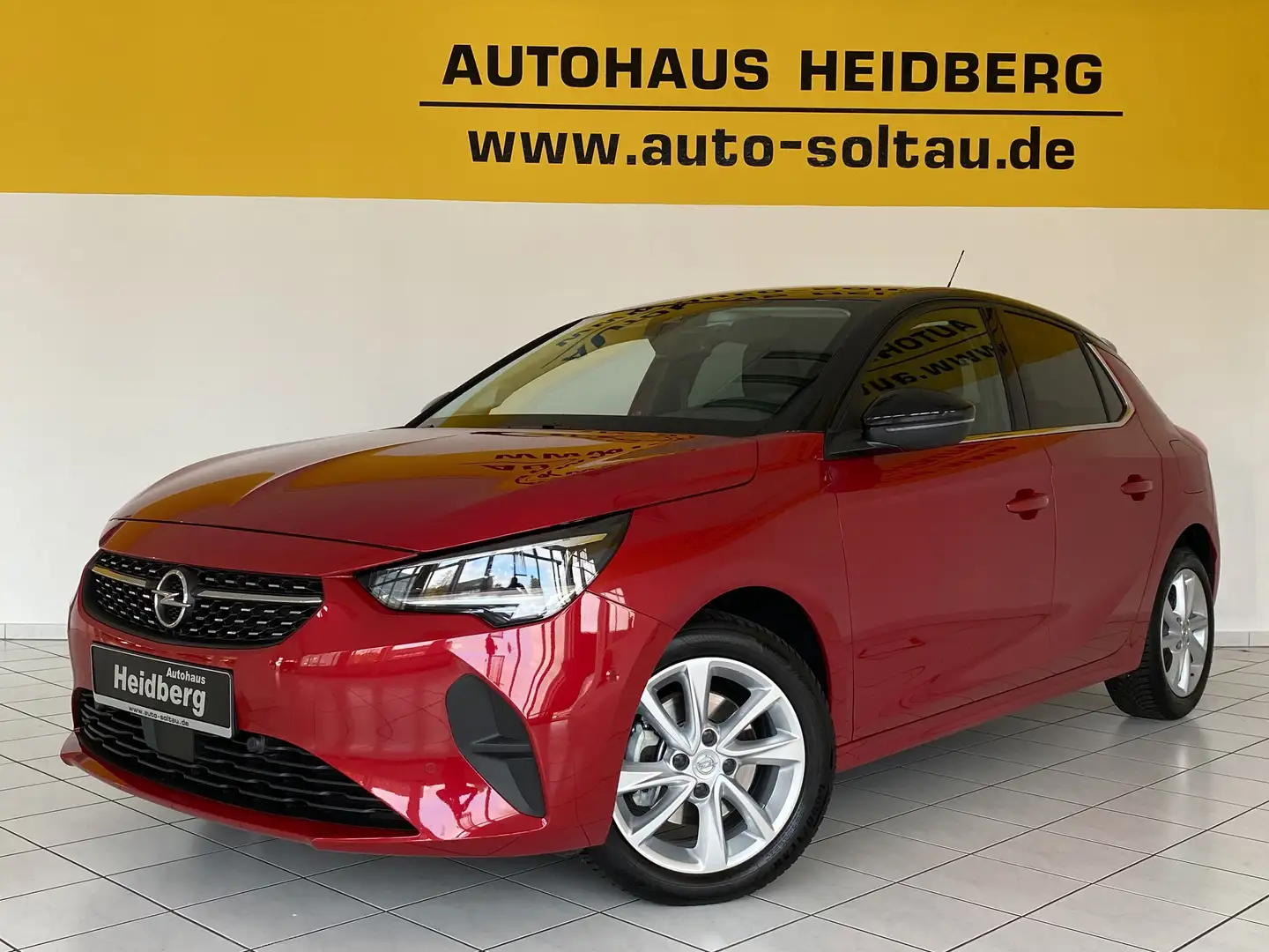 Opel Corsa F 1.2 T Aut. Elegance LED NAVI 180°Kamera Shzg Rouge - 1