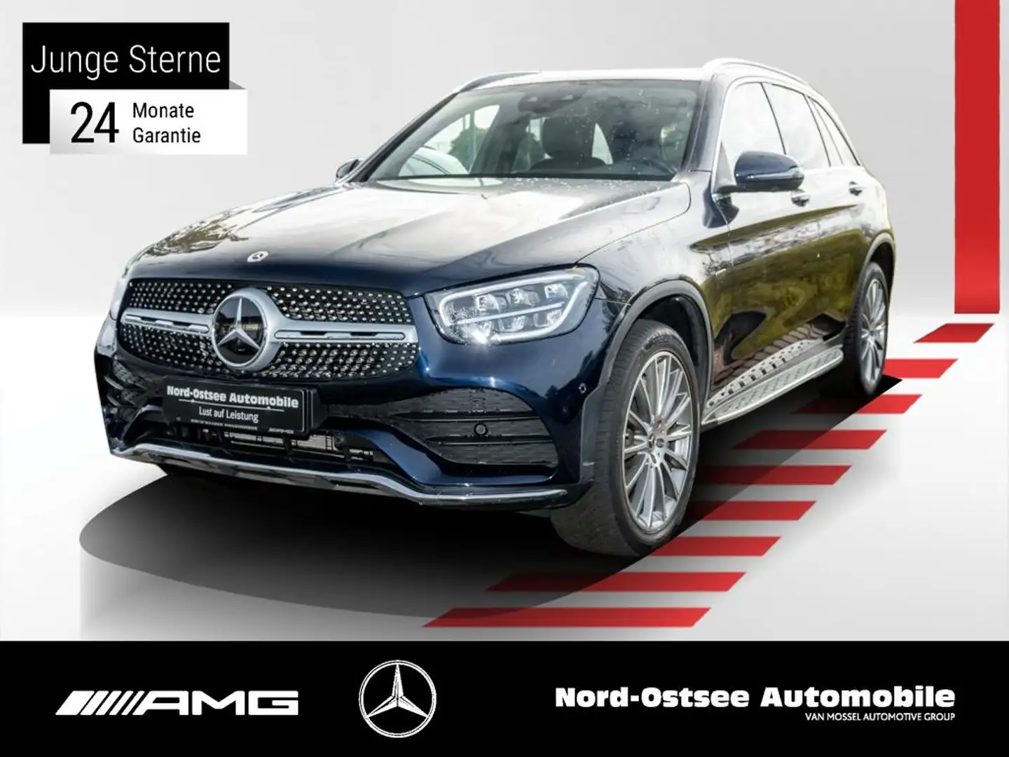 Mercedes-Benz GLC 300 e 4M AMG PANO PARKPAKET BURMESTER LED 9G Blau - 1