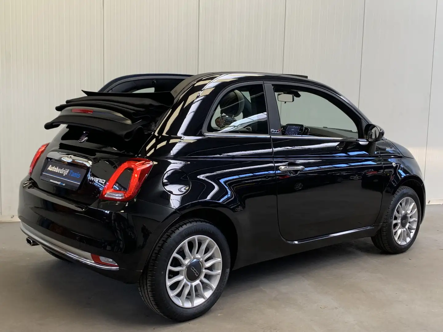 Fiat 500C 1.0 Hybrid Dolcevita AIRCO/ECC-LMV-LEDER-CRUISE CO Negro - 2