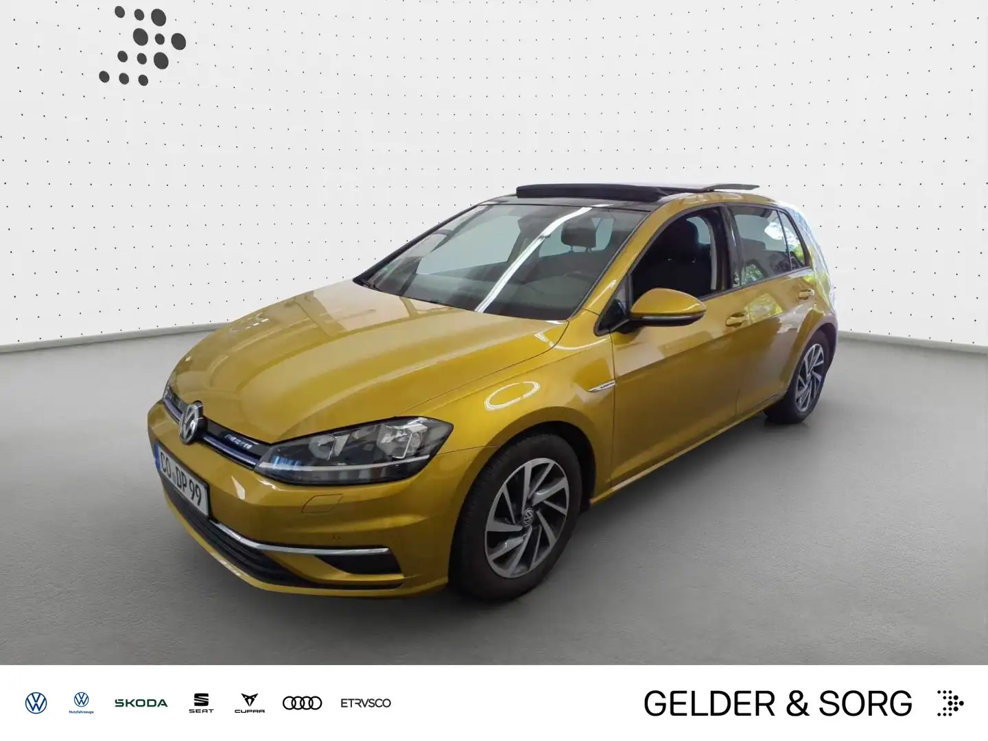 Volkswagen Golf Sound 1.5 TSI PANO|NAVI|RFK|ACC| Yellow - 1