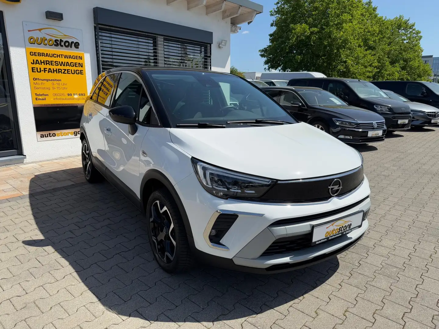 Opel Crossland 1.2 Turbo Elegance 96 kW (131 PS), Autom. 6-Gan... Blanc - 2