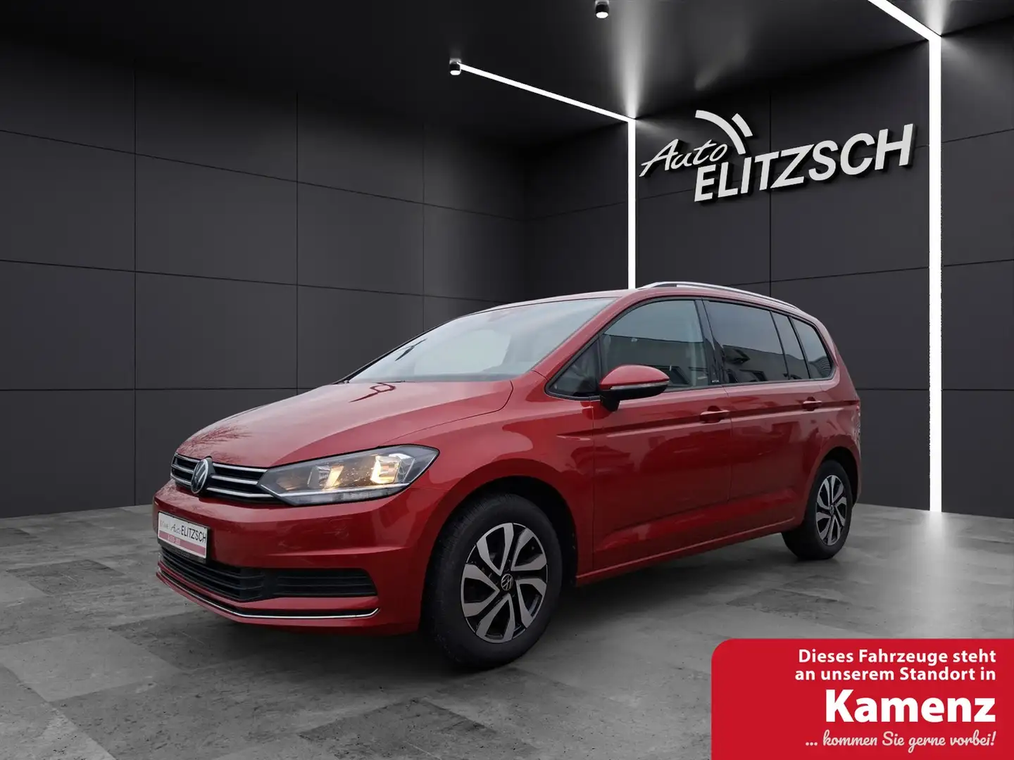 Volkswagen Touran TDI Active DSG 7-Si. AHK Navi ACC PDC SH Rot - 1