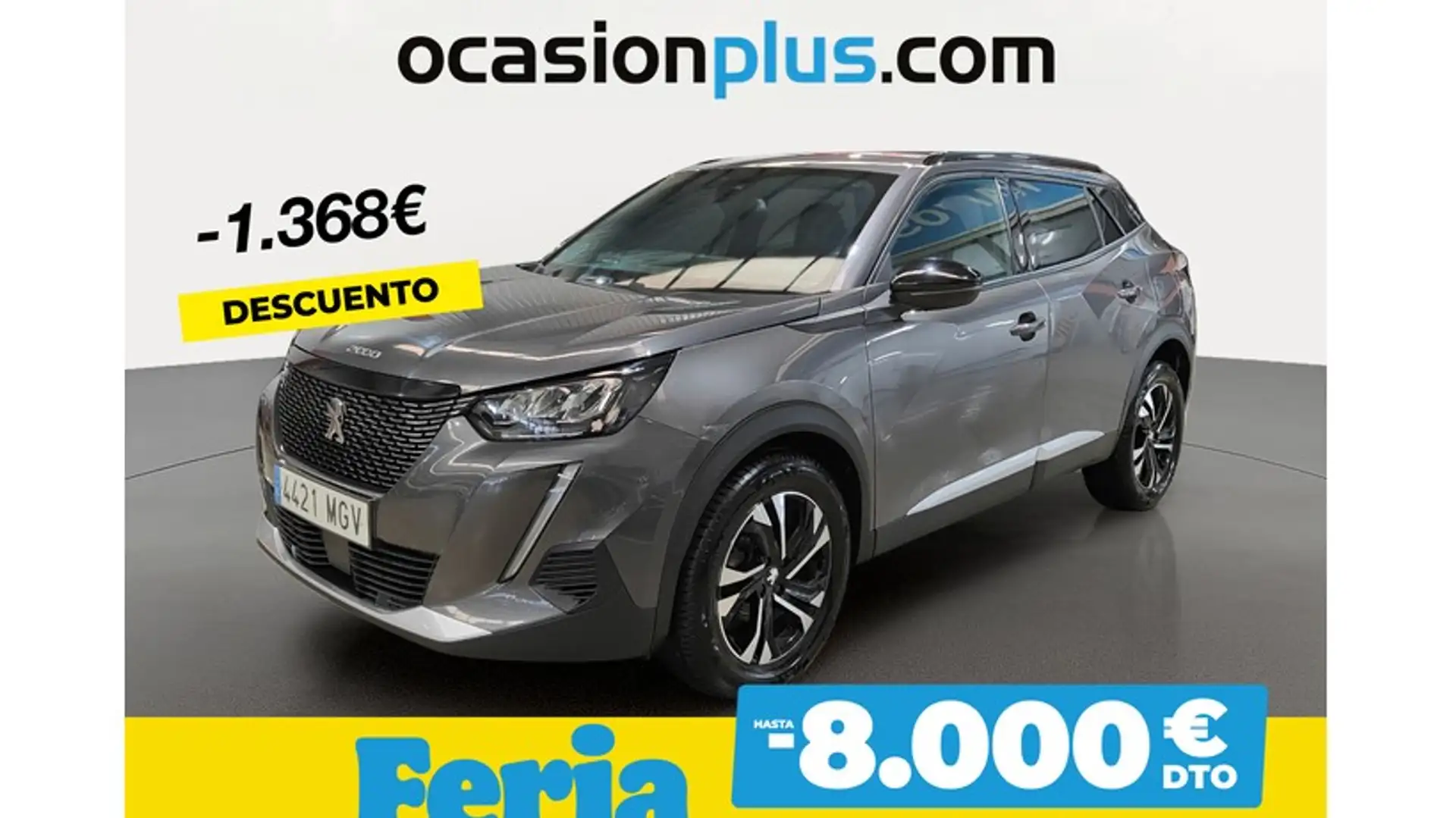 Peugeot 2008 1.2 PureTech S&S Allure 100 Grijs - 1