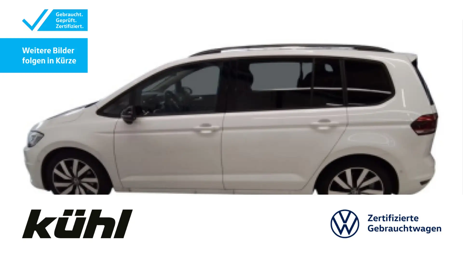Volkswagen Touran 2.0 TDI DSG Highline 7 Sitzer LED Standhz Wit - 1