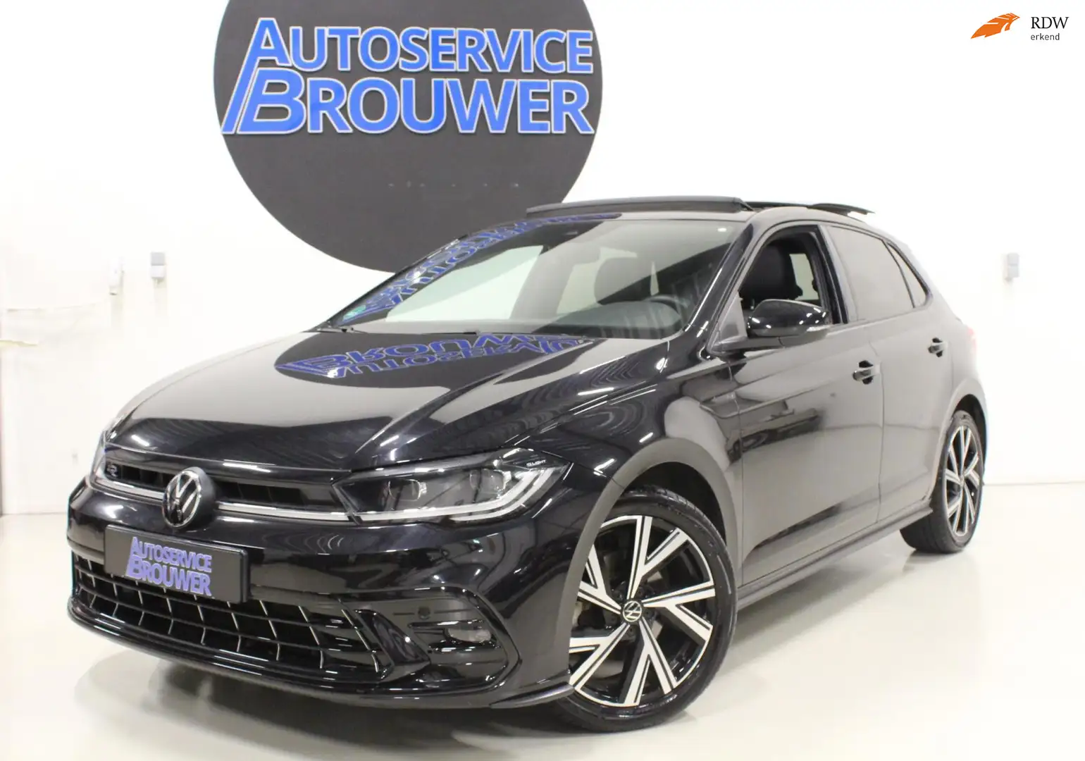 Volkswagen Polo 1.0 TSI R-Line Business DSG Panoramadak Noir - 1