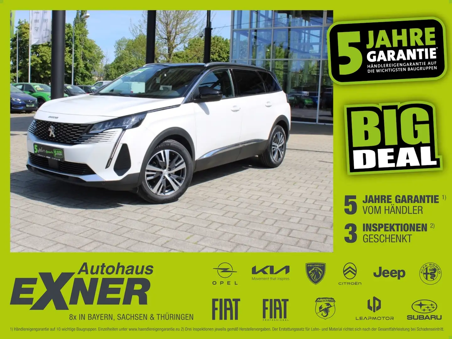 Peugeot 5008 1.5 BlueHDI 130 ALLURE PACK LED, Navi Wit - 1