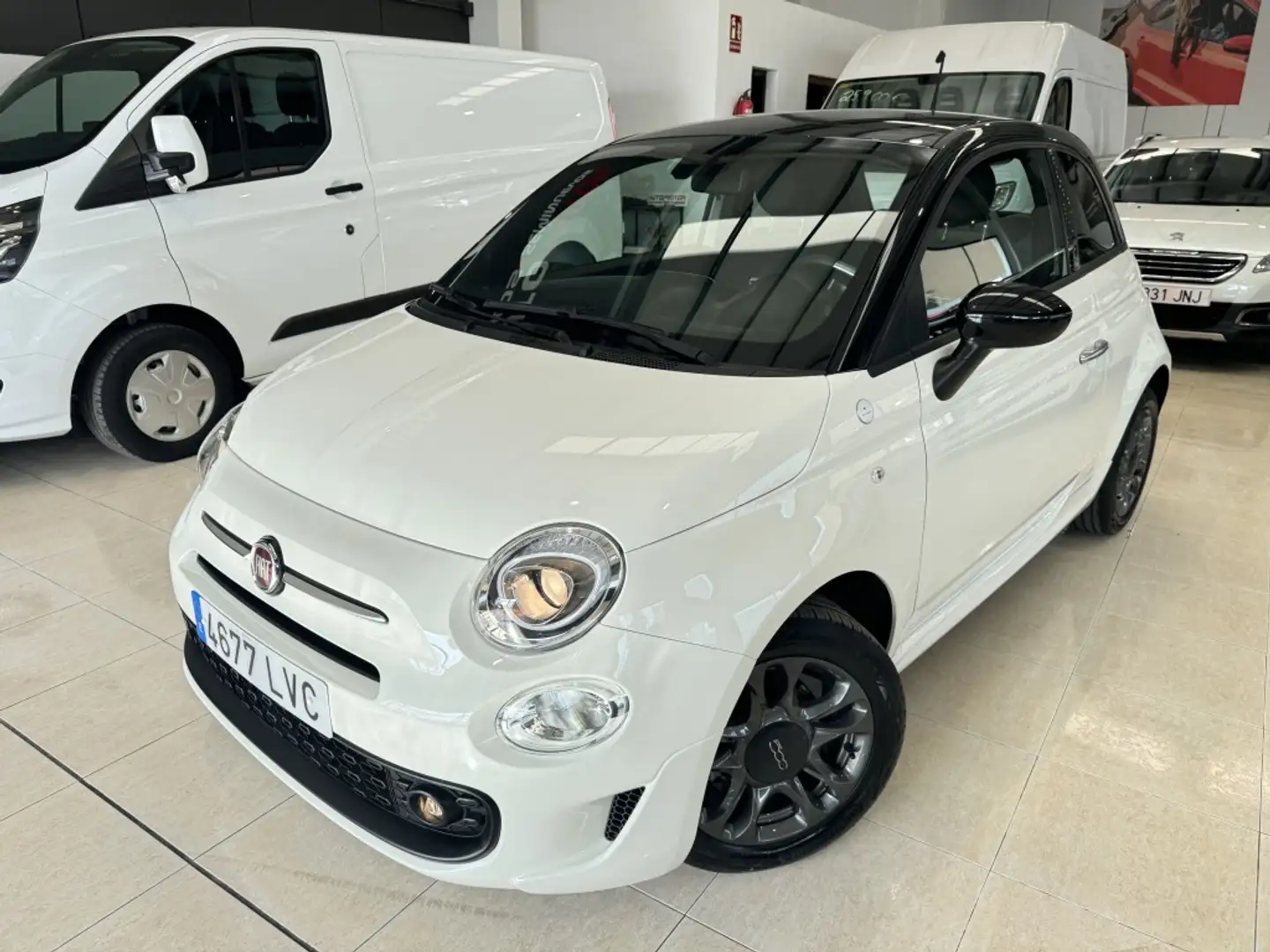 Fiat 500 1.0 Hybrid Hey Google 52kW Blanco - 1