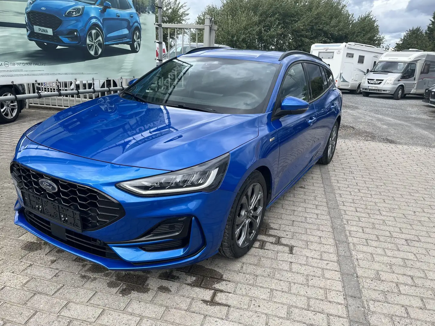 Ford Focus EcoBoost mHEV ST-Line/ WINTER PACK/ DONKERE RAMEN Bleu - 1