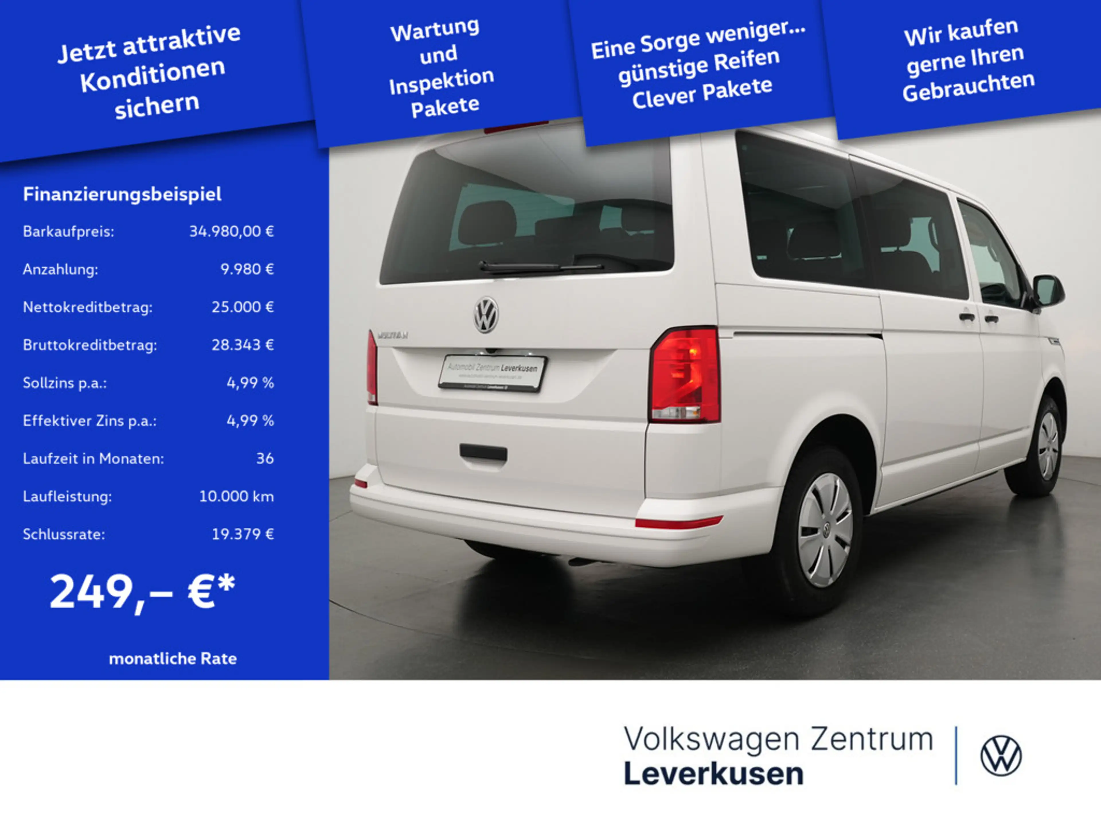 Volkswagen T6.1 Multivan Family 7 SITZER CARPLAY KAM — photo 2