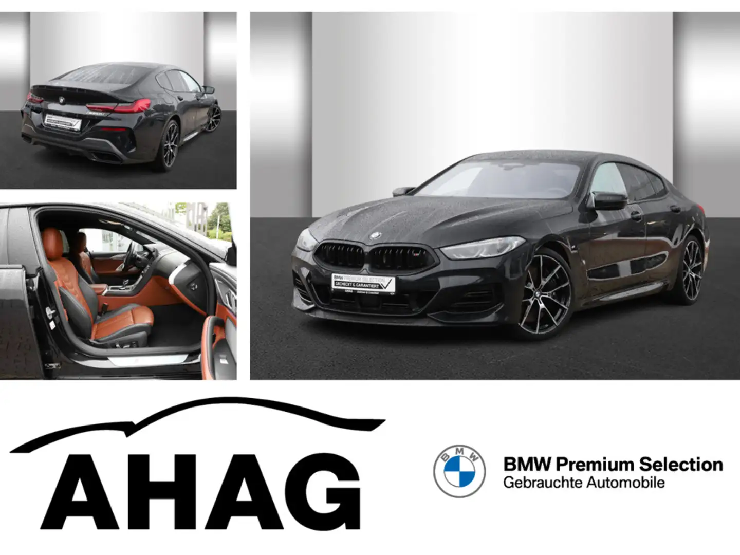 BMW M850 i xDrive Gran Coupe B&W 360Â° Sitzbel. 20" Schwarz - 1