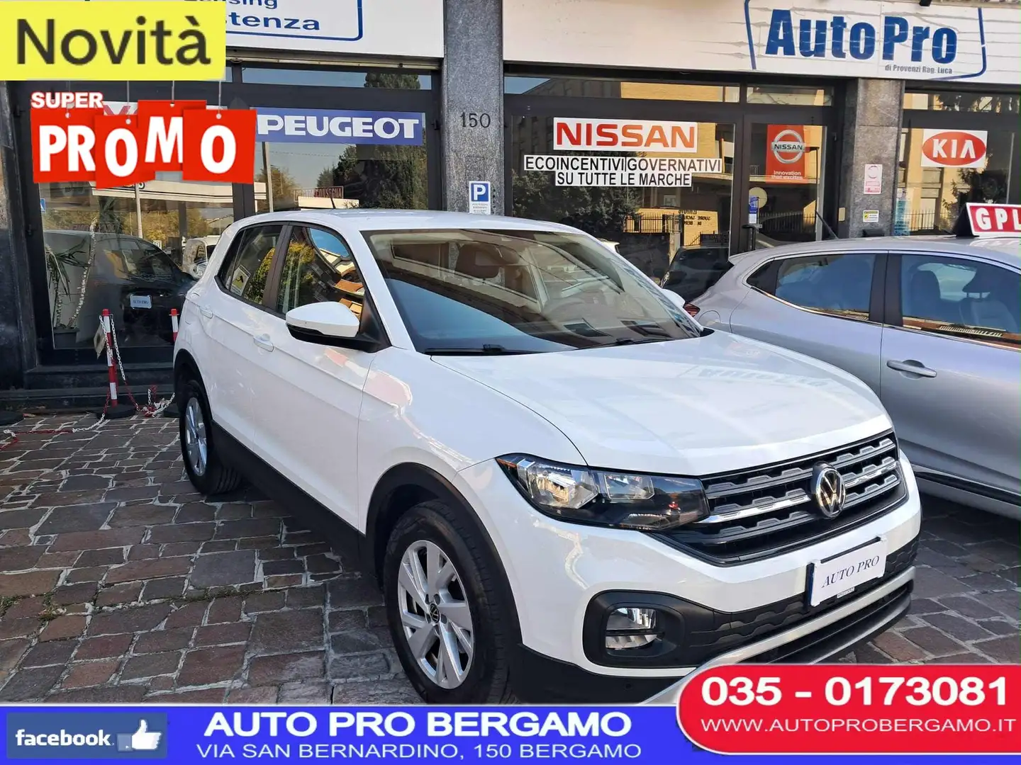 Volkswagen T-Cross T-Cross 1.0 tsi 95cv ACCESSORIATA, IN ARRIVO Bianco - 1