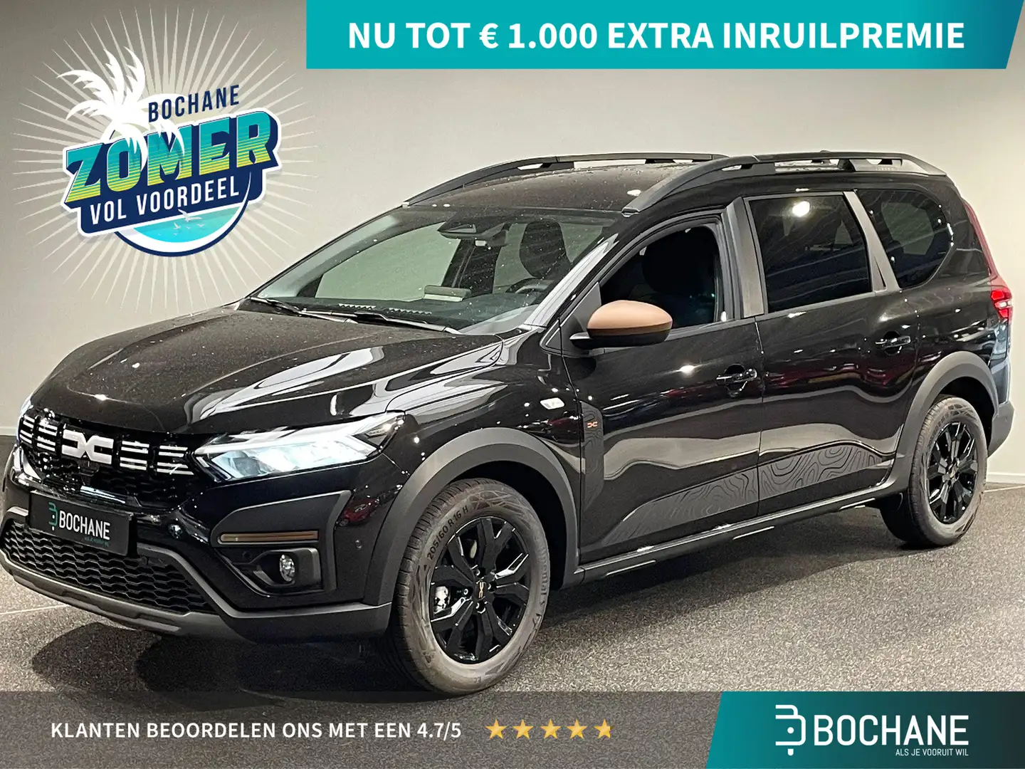 Dacia Jogger 1.0 TCe 110 Extreme | 7-Persoons | Dodehoekdetecti Zwart - 1
