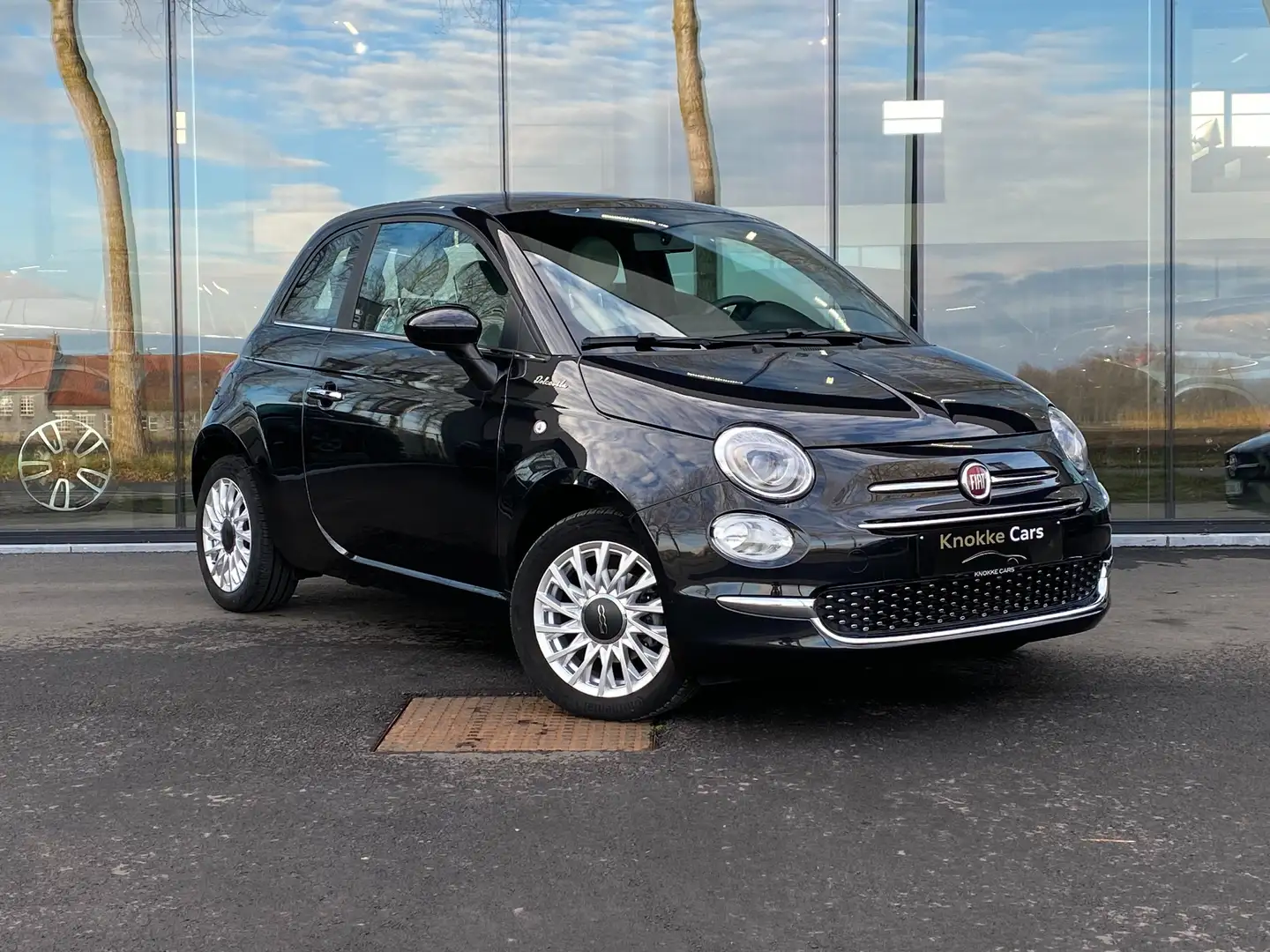 Fiat 500 Dolcevita,Panoramisch dak,Parkeerhulp,Applecarplay Noir - 1