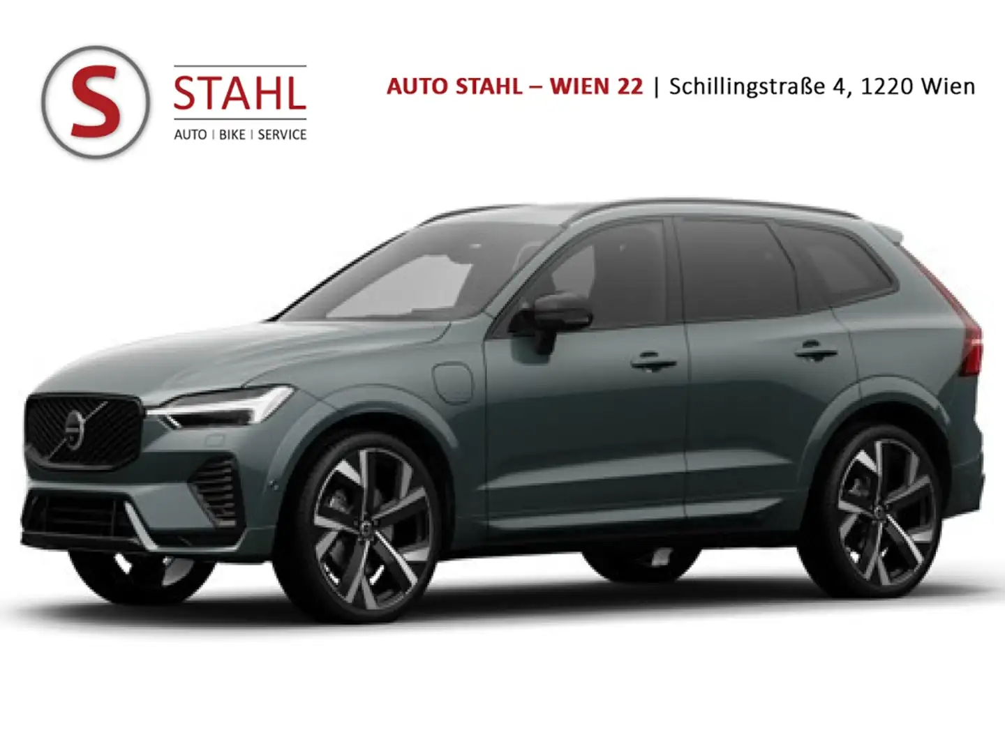 Volvo XC60 T6 AWD PHEV 4 Life 18,8kWh Ultra Dark Aut. | St... Grün - 1
