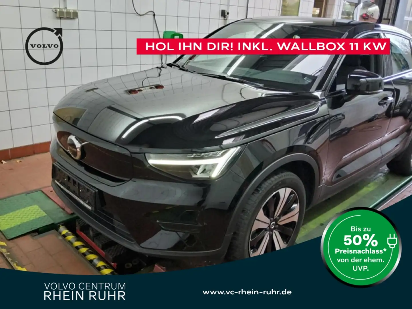 Volvo C40 PURE ELECTRIC Core WINTERPAK+PANO+DAB+LM19 Grau - 1