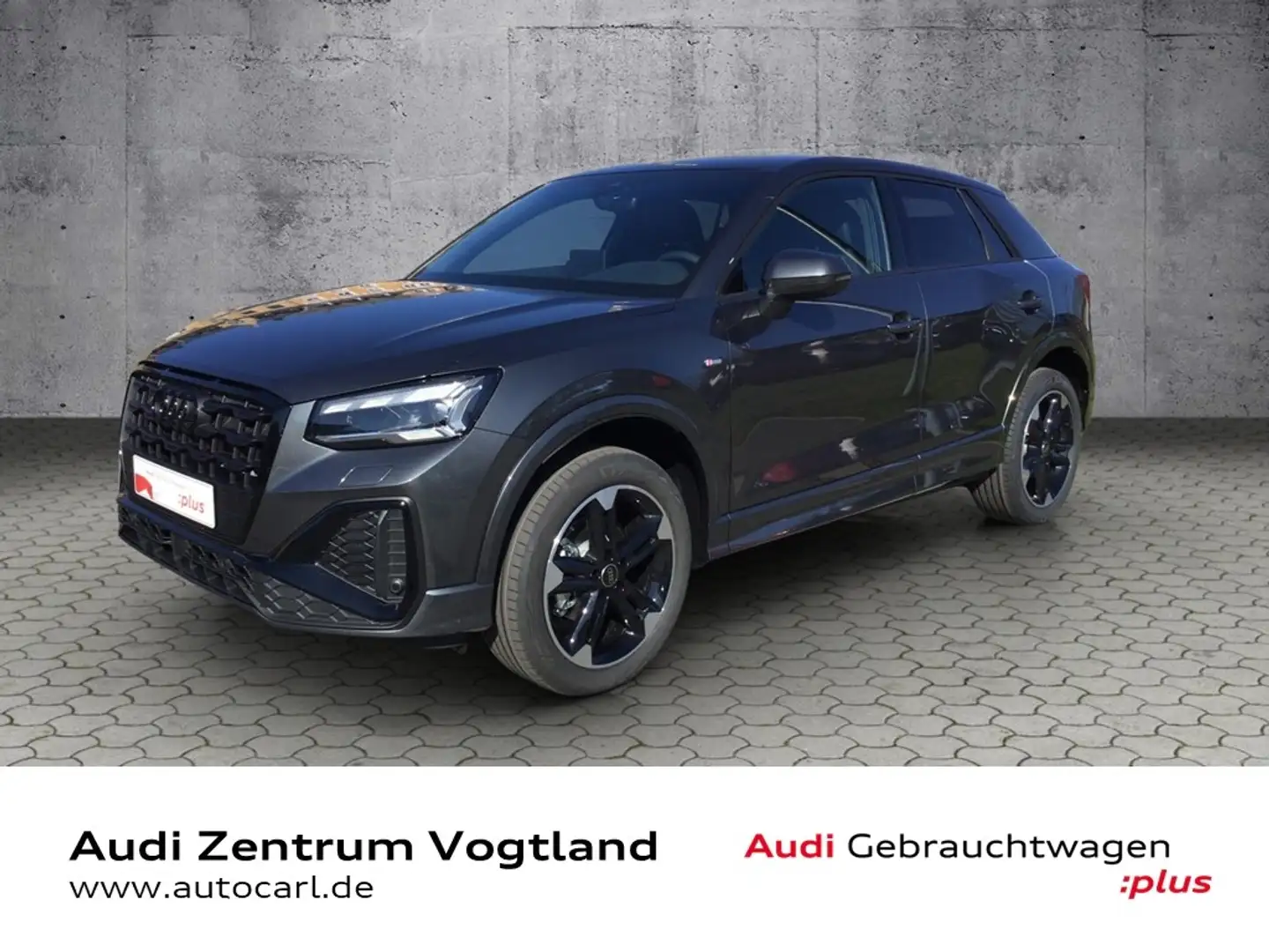 Audi Q2 S line 35 TFSI S tronic Matrix/SHZ KLIMA LEDER AL Gris - 1
