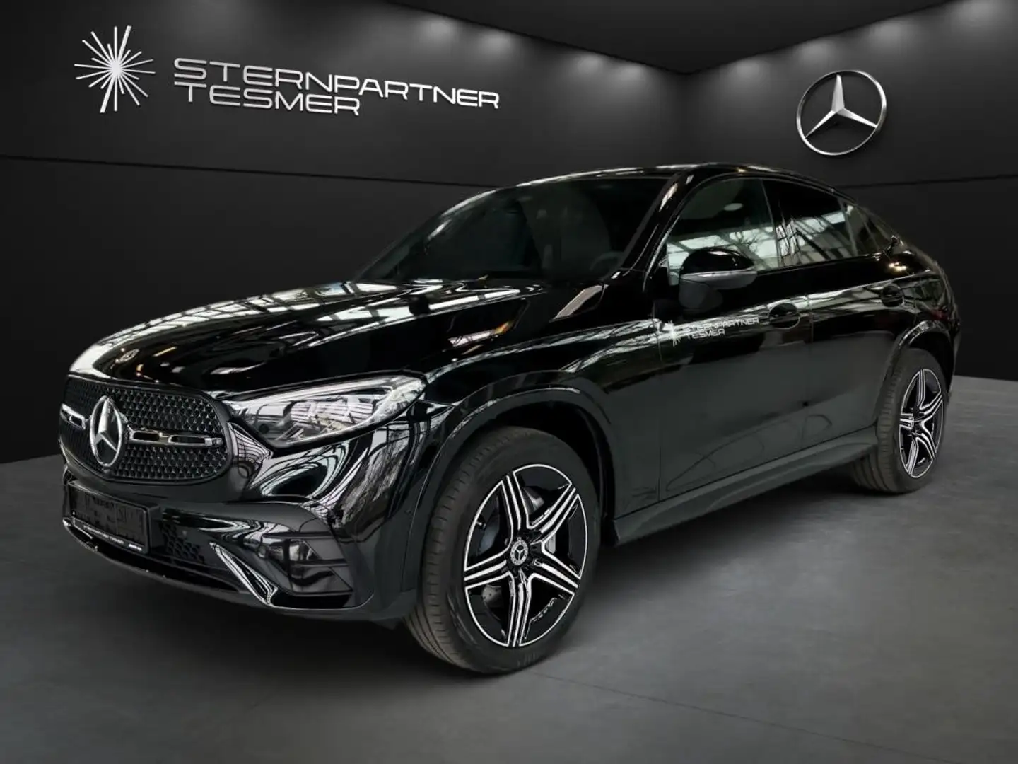 Mercedes-Benz GLC 300 d e 4MATIC Coupé AMG+MBUX+Memory+Night Schwarz - 1
