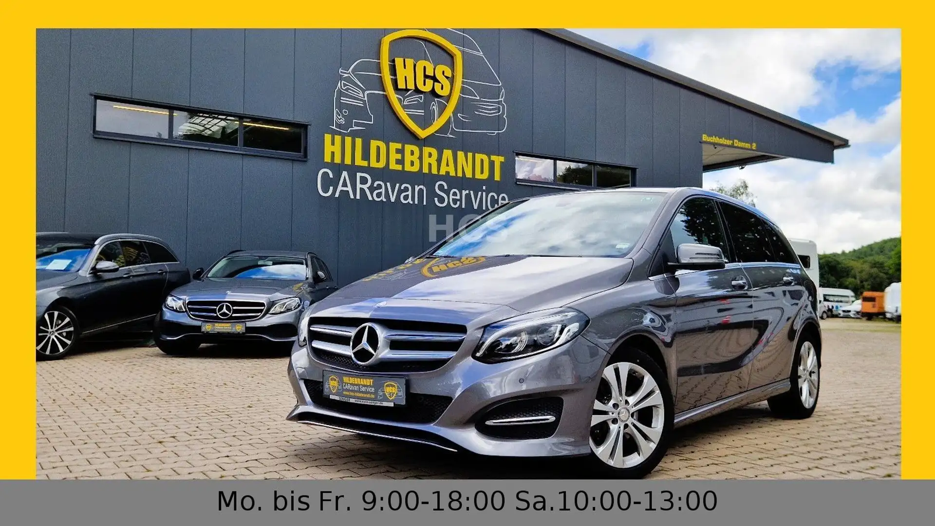 Mercedes-Benz B 180 B -Klasse B 180 Urban LED Navi Teilleder Gris - 1
