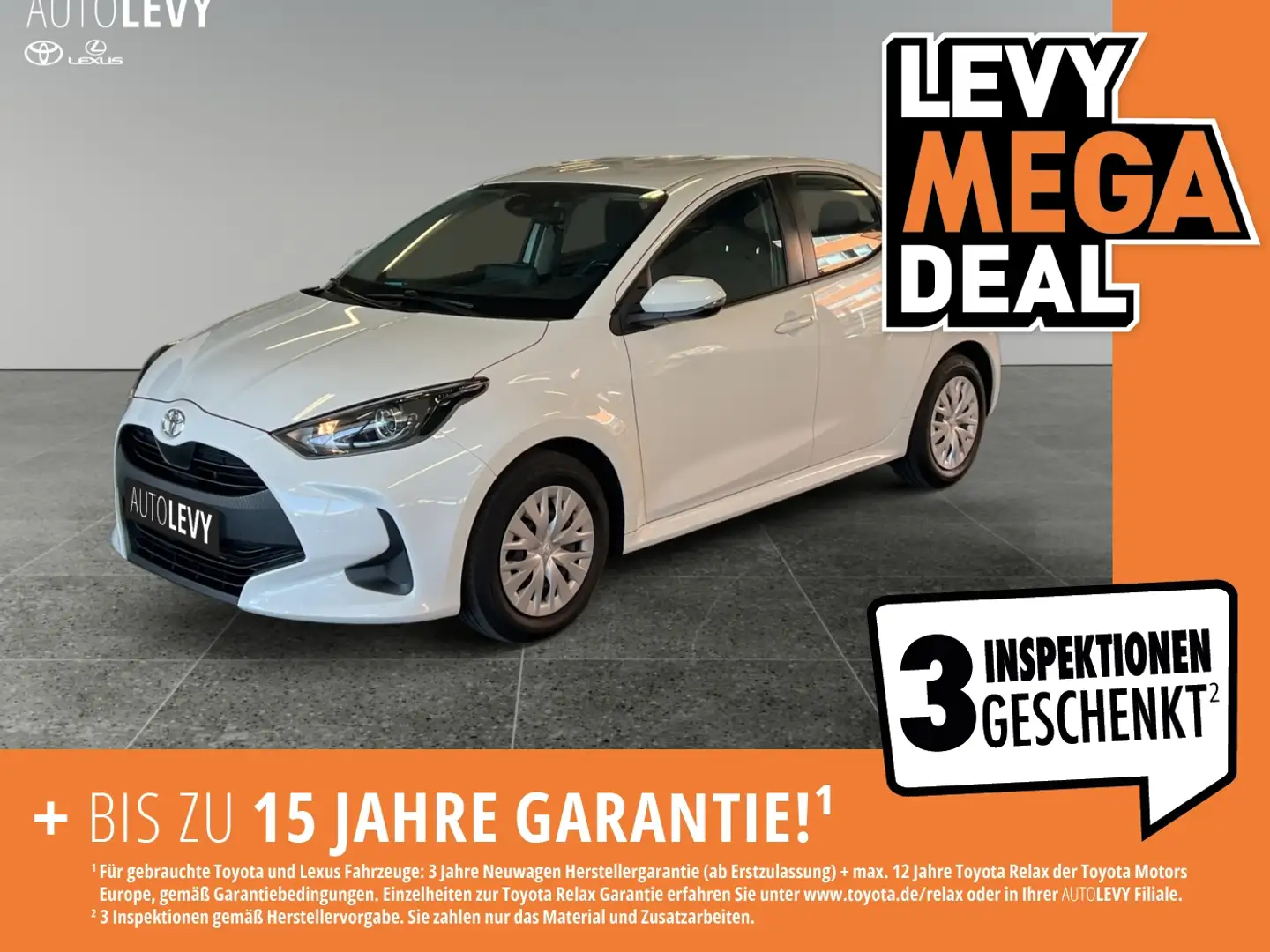 Toyota Yaris 1.0 Comfort *CARPLAY* Blanc - 1
