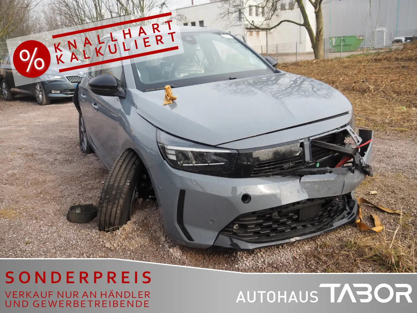 Opel Corsa 1.2 Turbo 100 Aut8 KomfortP PDC Kam LM16Z Grau - 1