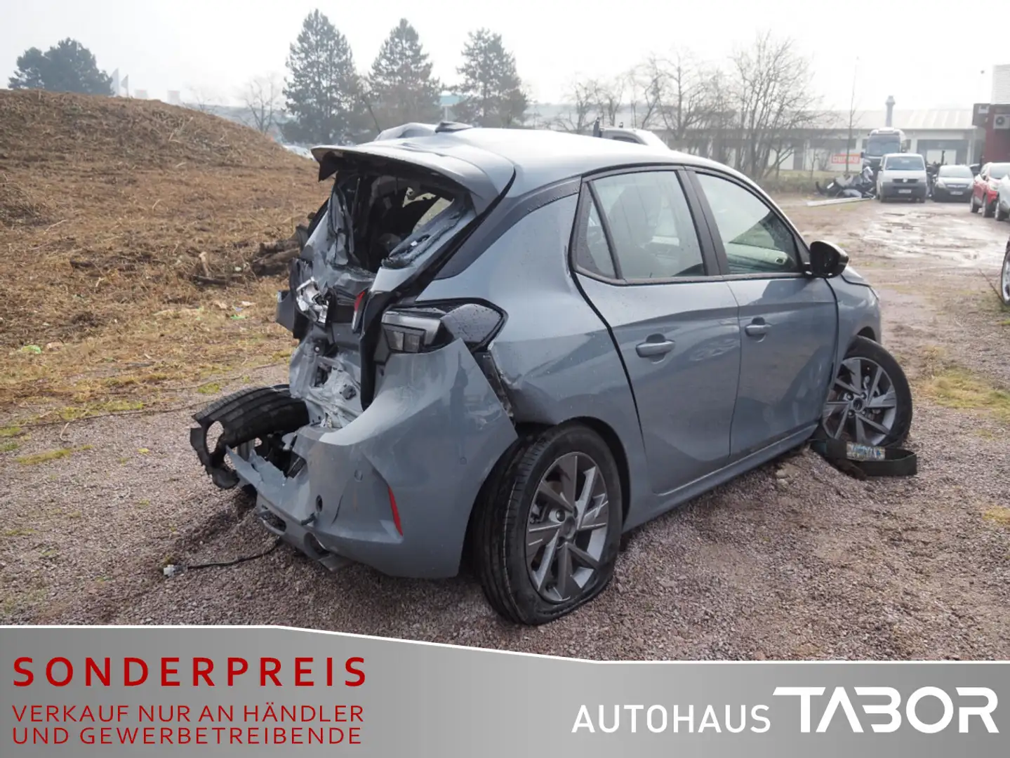 Opel Corsa 1.2 Turbo 100 Aut8 KomfortP PDC Kam LM16Z Grau - 2